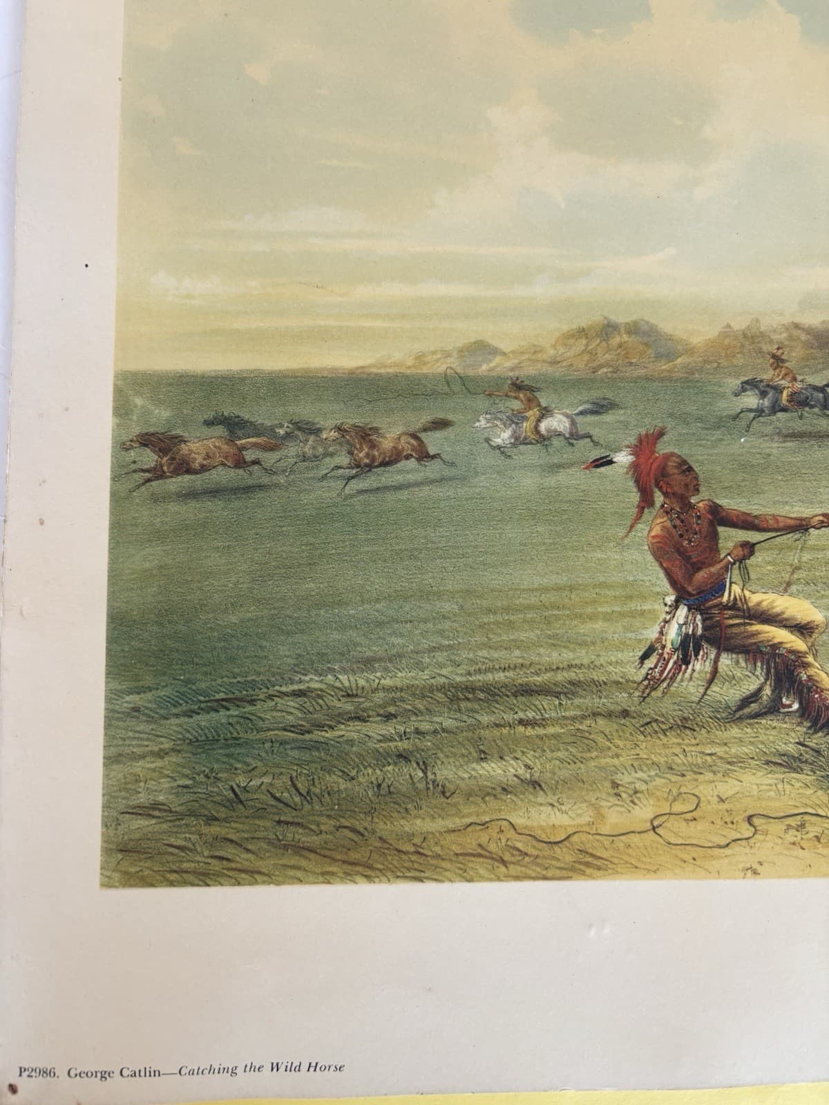 George Catlin’s North American Indian Portfolio Complete set Of 6 Penn Prints 4