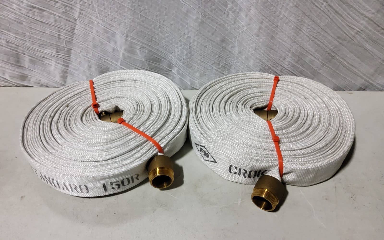 Croker 100 ft Fire Hose 1-1/2in dia.   lot of 2