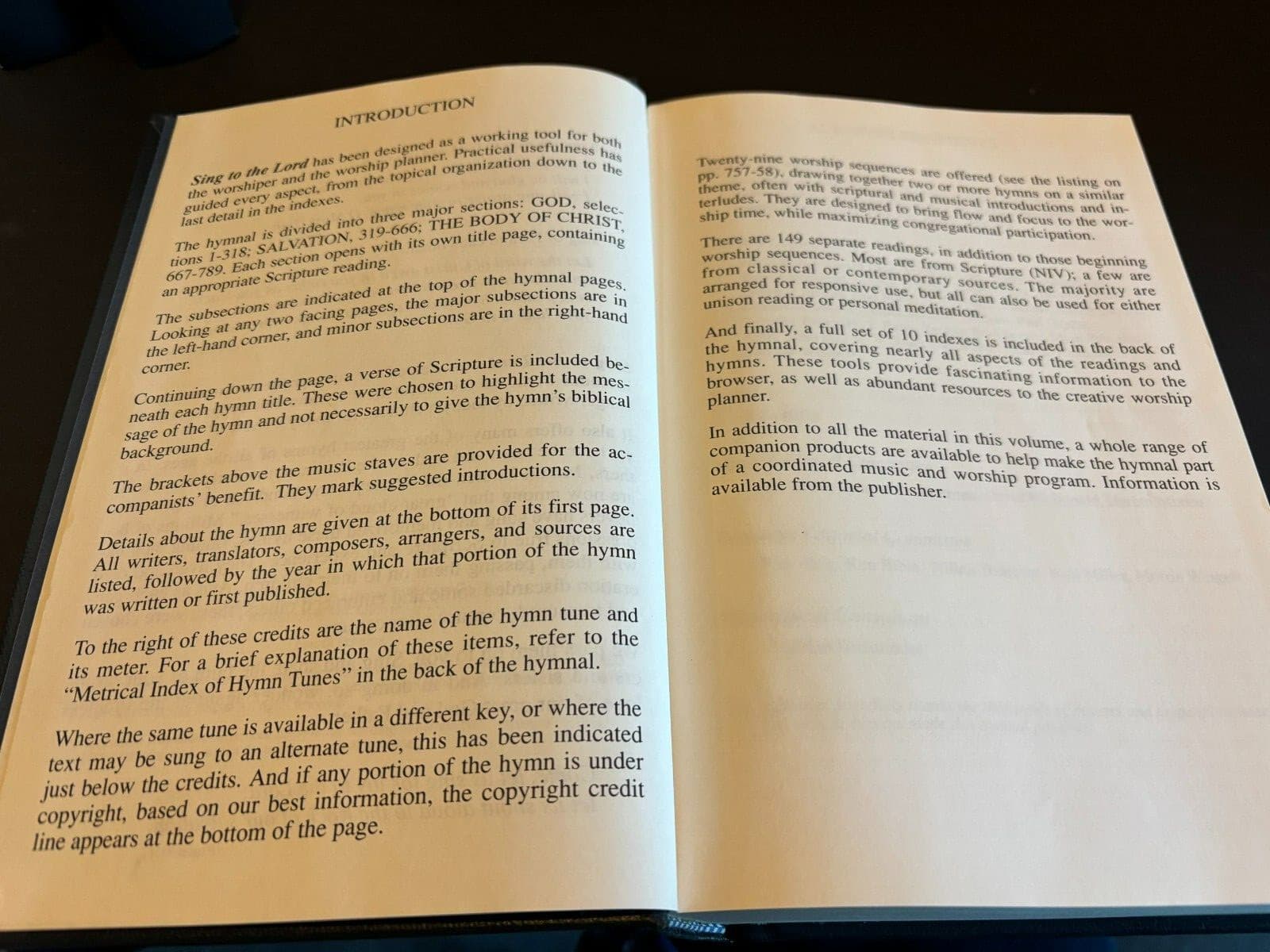 Sing to the Lord - 1993 Hymnal - Navy Blue Hardcover - Lillenas Publishing 5
