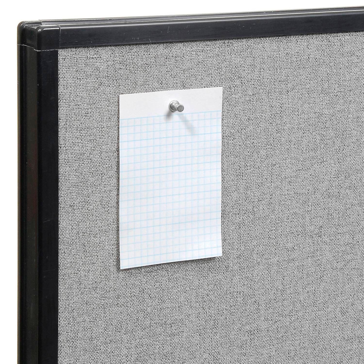 Global Industrial 60-1/4"W x 72"H Office Partition Panel Gray 4