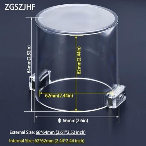 Strong Magnet Magnetic Push Button Switch Protective Cover 66*64mm Round Hole 3