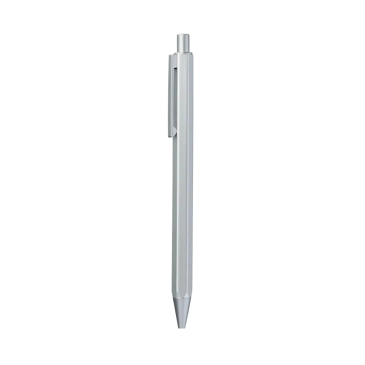 MUJI Ballpoint pen Knock type *Body only* Aluminum 2