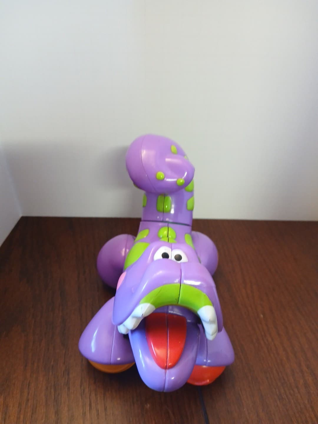 Fisher Price Click Clack Zoo Animal RARE PURPLE Crocodile. Toddler Baby Toy 2