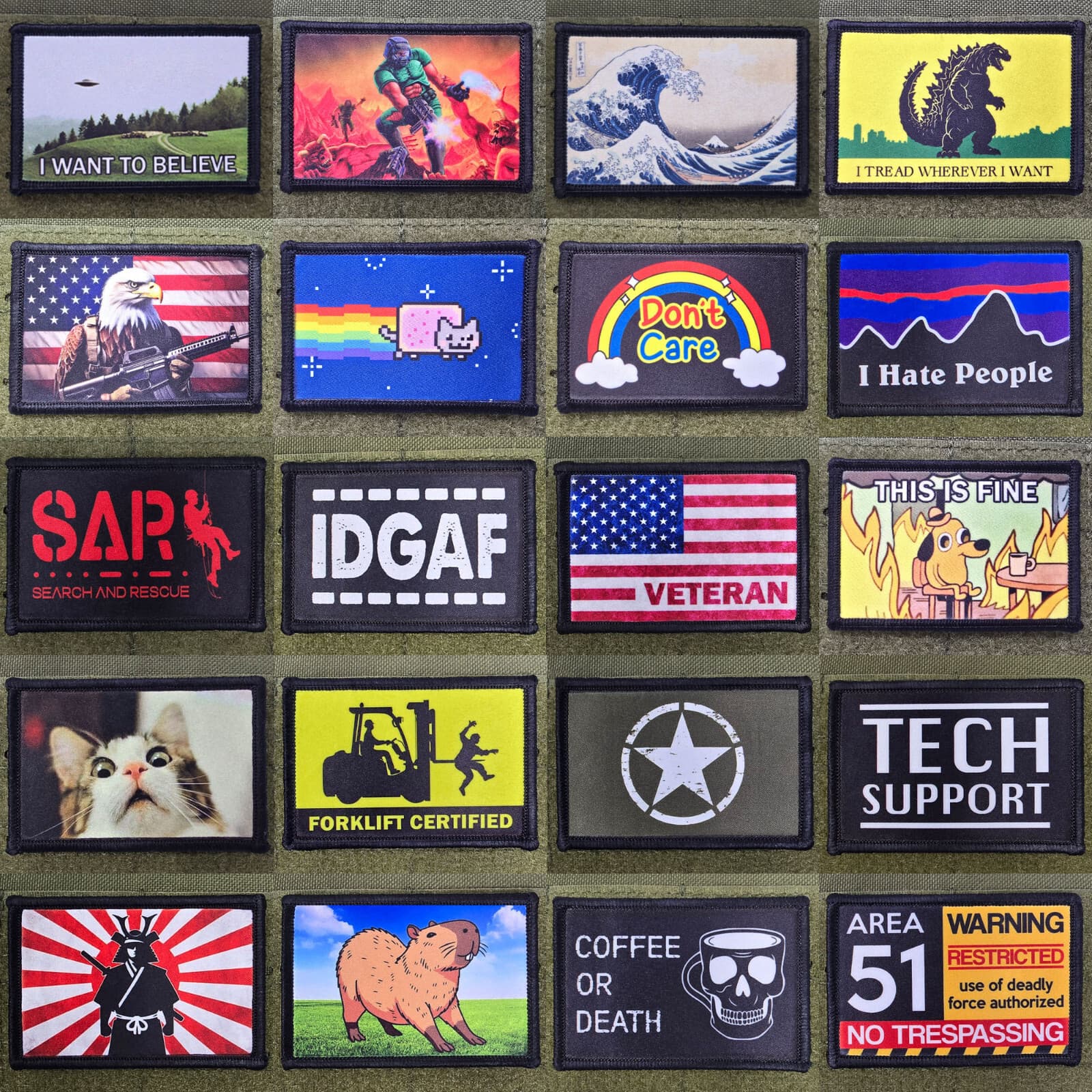 Brand Of Sacrifice Patch Moral Tactical Berserk Meme Manga Hook & Loop 3x2 6