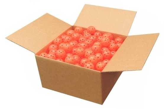 Orange Perforated Practice Golf Balls (240 Ball Bulk Box) 39770-x2  3
