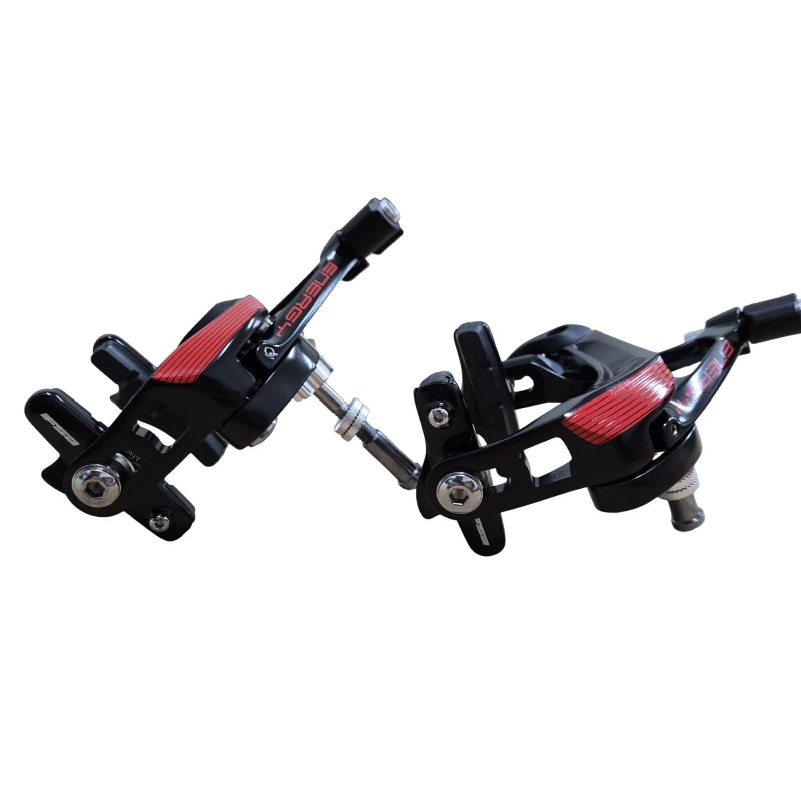 FSA Energy Rim Brakes Front & Rear Set Alloy brake pads Black Red Fit Shimano 4