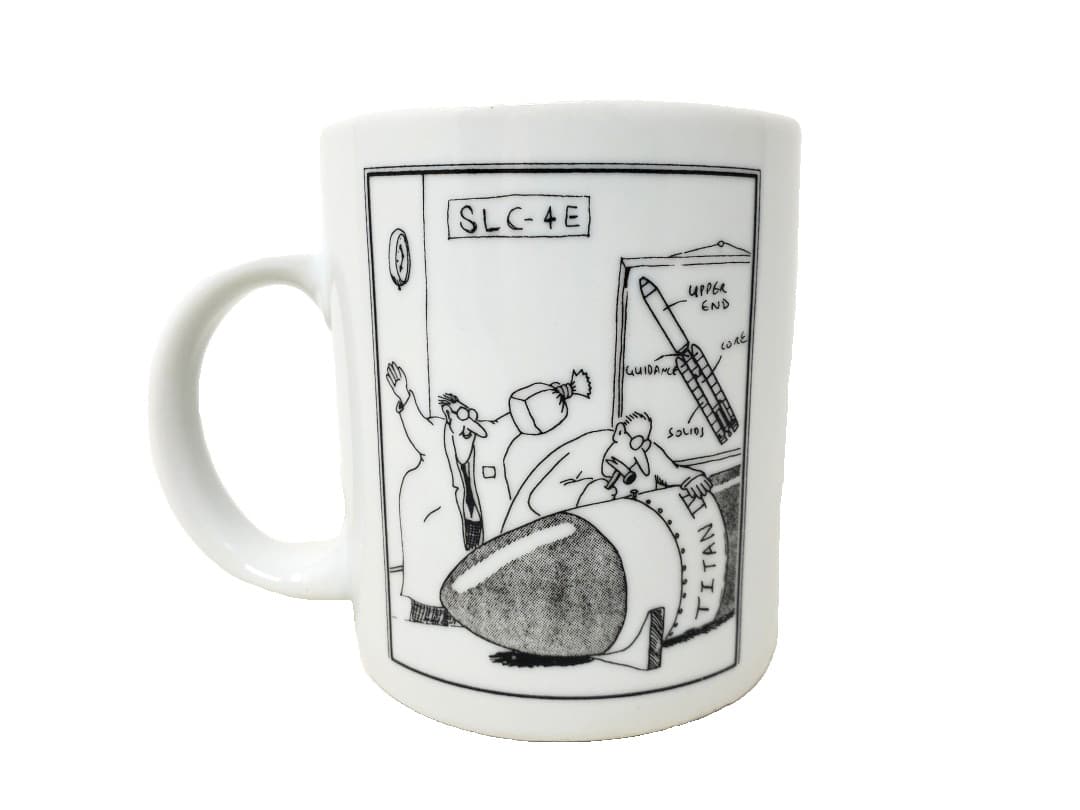 Titan IV Far Side Mug Vandenberg Space Launch Complex 1996 Titan Team USAF NASA 3