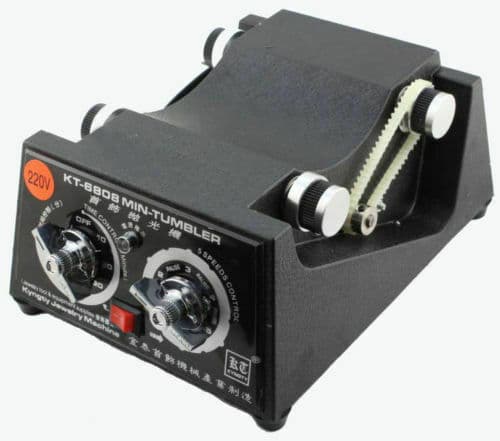 220V 45W Tumbler Rotary Tumbler Jewelry Polisher Finisher Machine+Polishing Bead 3