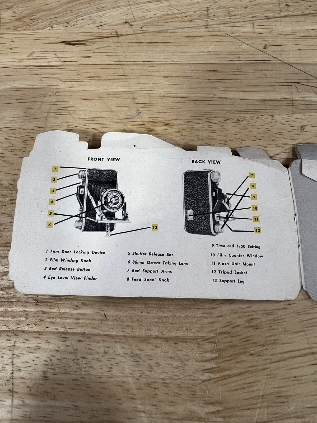 Vintage Foldex-20 Die-cut Manual Booklet 4
