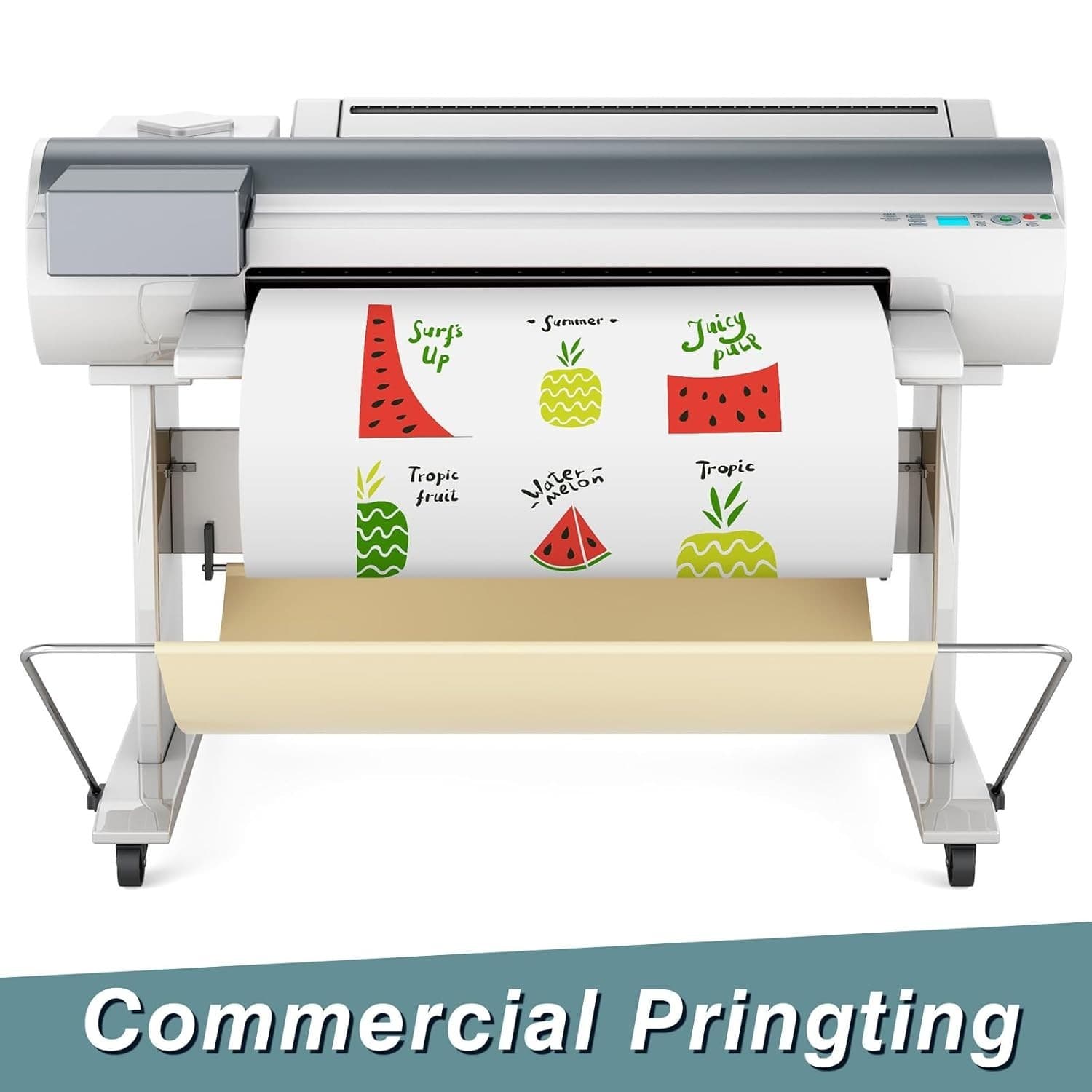 24 Inch X 10 Feet, 30 Mil Blank White Surface Magnet Sheets Magnetic Roll Printa 4