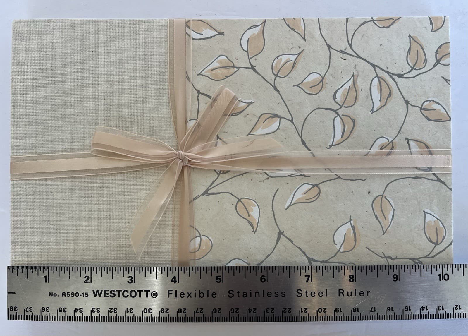 Rag & Bone Bindery Wedding Guest Book 20 Pages Hand Bound  5