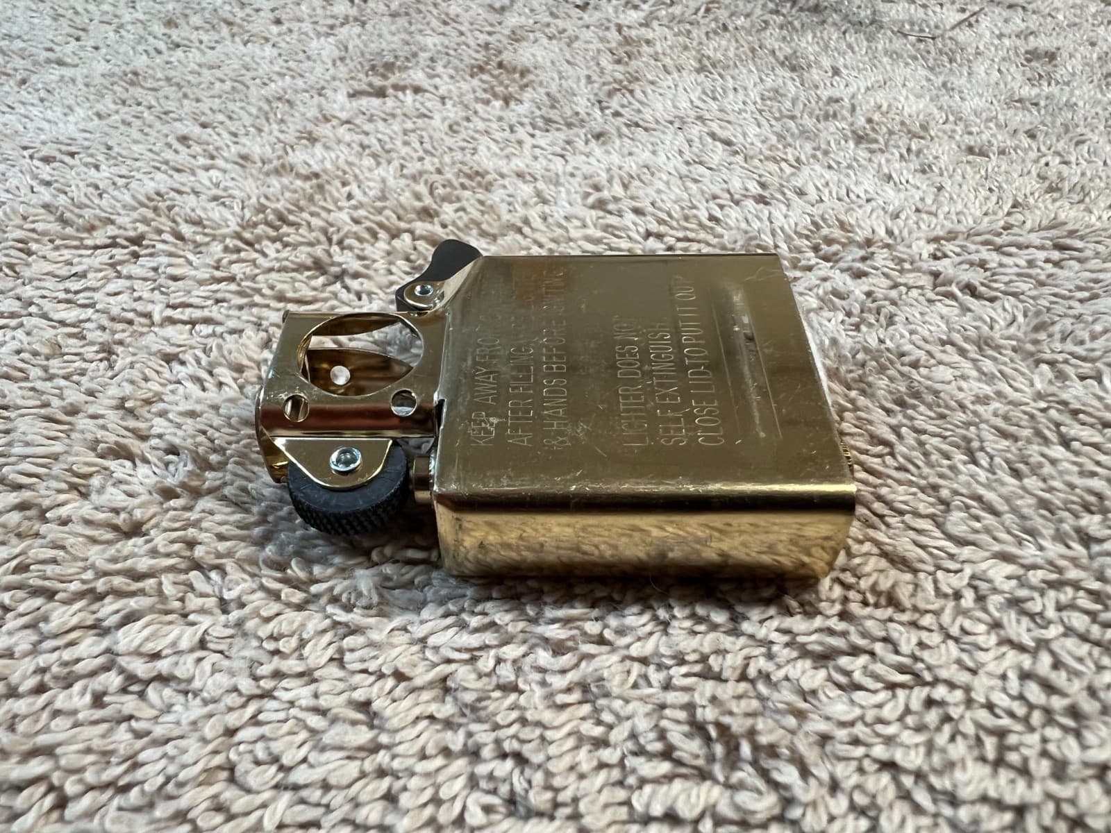 STANDARD GENUINE ZIPPO PIPE INSERT - BRASS COLOR [A     25] 2