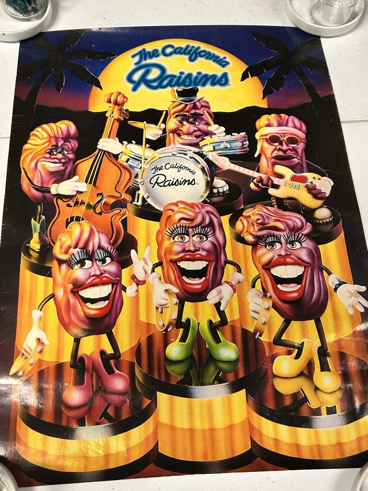 The California Raisins Poster 15.5” X 21” 2