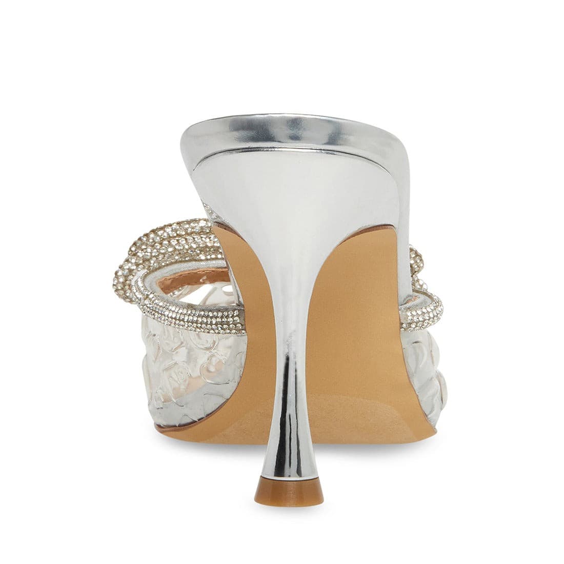 Steve Madden Royal Clear Stiletto Heeled Pointed Toe Bow Detail Rhinestone Pumps 5