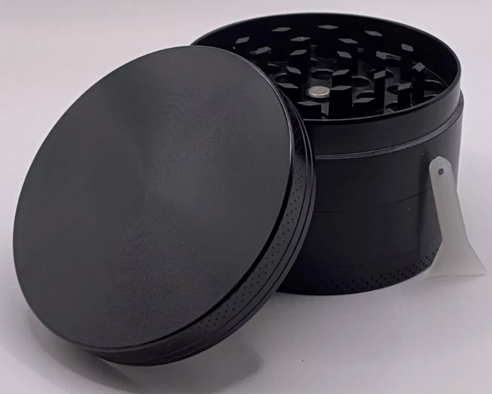 2.5" 63mm Tobacco Herb Grinder Spice Large Alloy Smoke Crusher 4 Pieces Metal 6