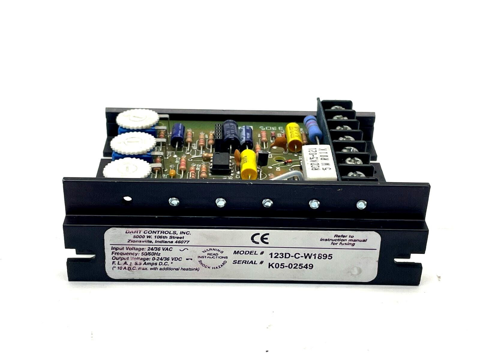 Dart Controls 123D-C-W1895 Variable Speed Control 3