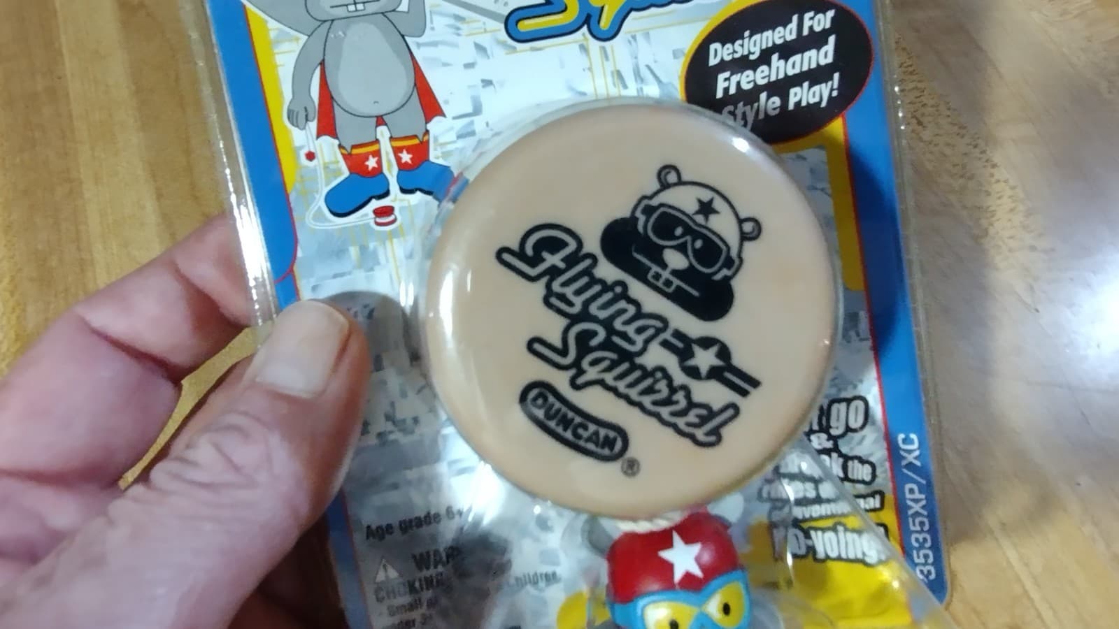 Duncan Flying Squirrel Tan YoYo,2009,new,rare! 2