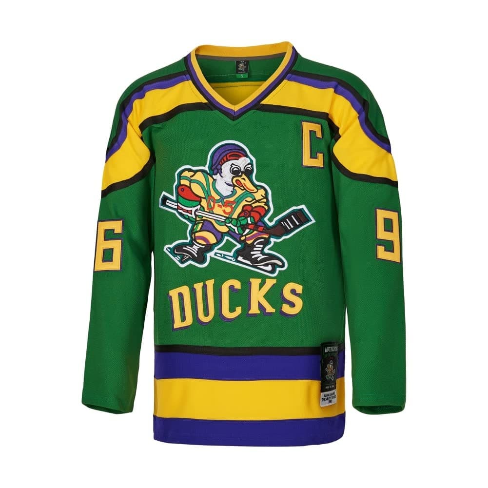 D-5 Youth Mighty Ducks Jersey #96 Conway #99 Banks Jersey,Movie Ice Hockey Je... 2