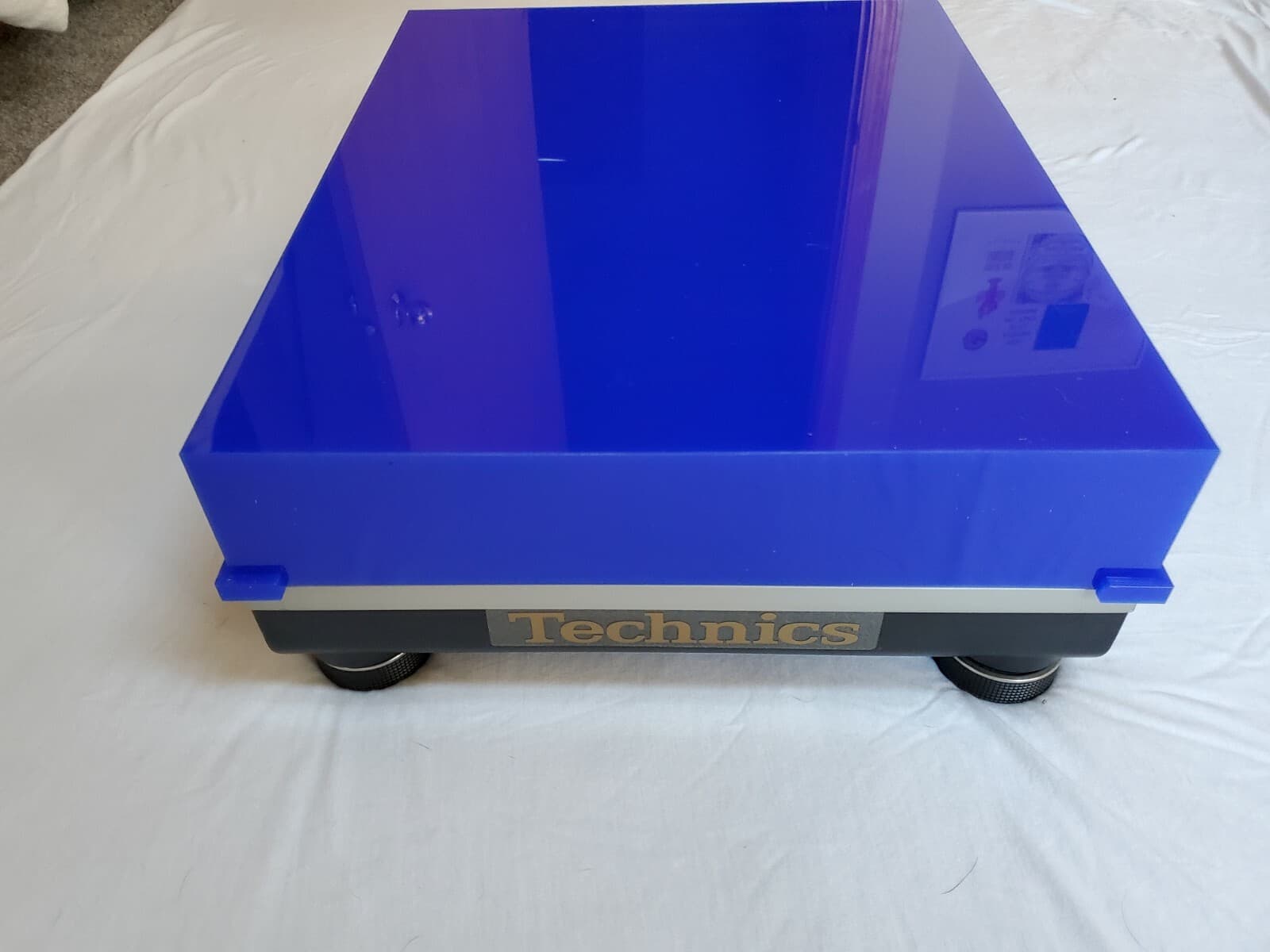 Technics SL 1200 mk2 Dust Cover - Blue 3