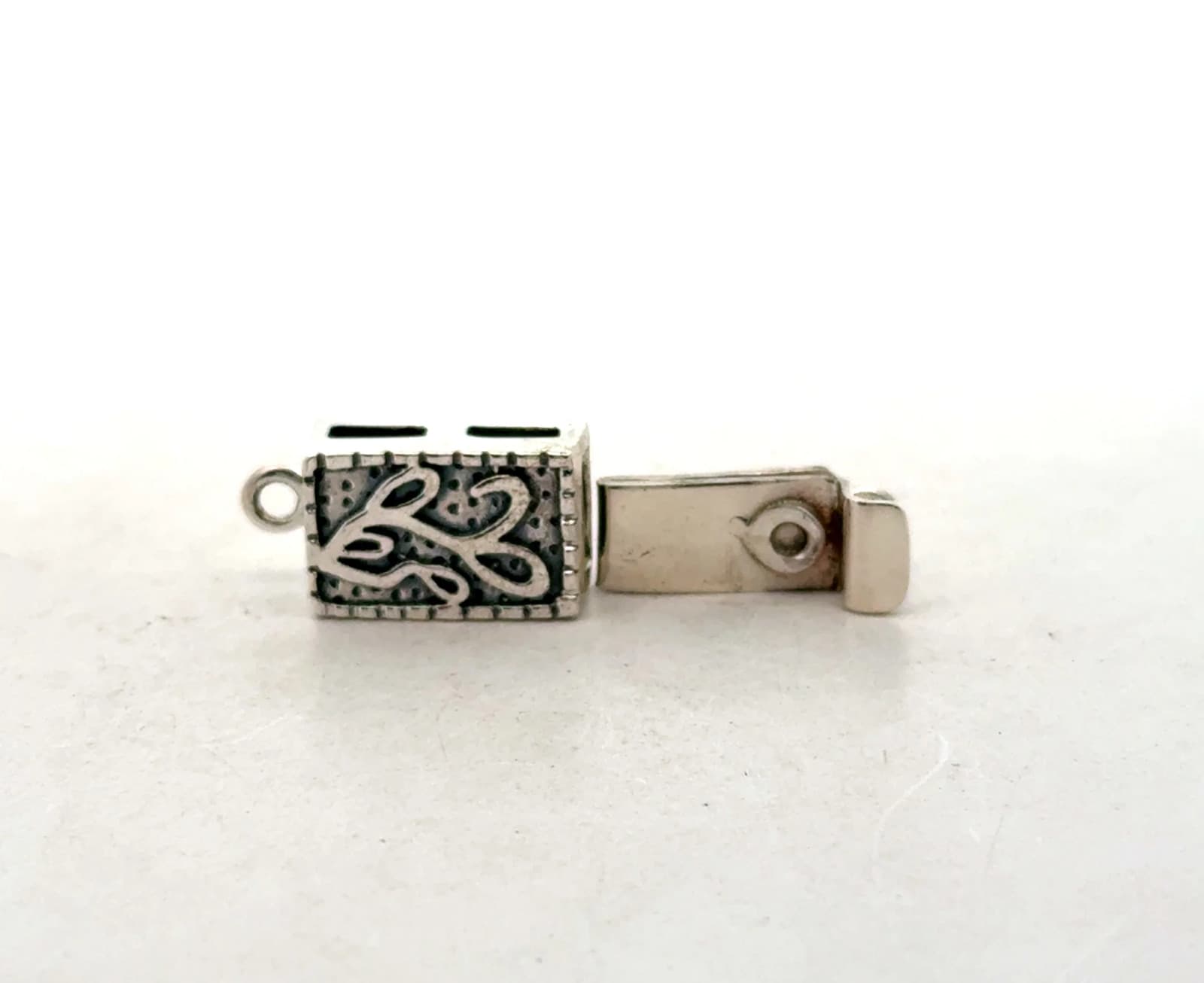 Sterling Silver one Pcs Clasp Size:23mmX10mm C7SS 3