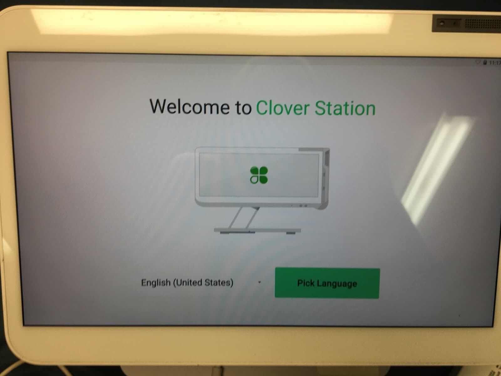 **READ** Clover C500 Station POS Point of Sale System w/ Power Supply 2