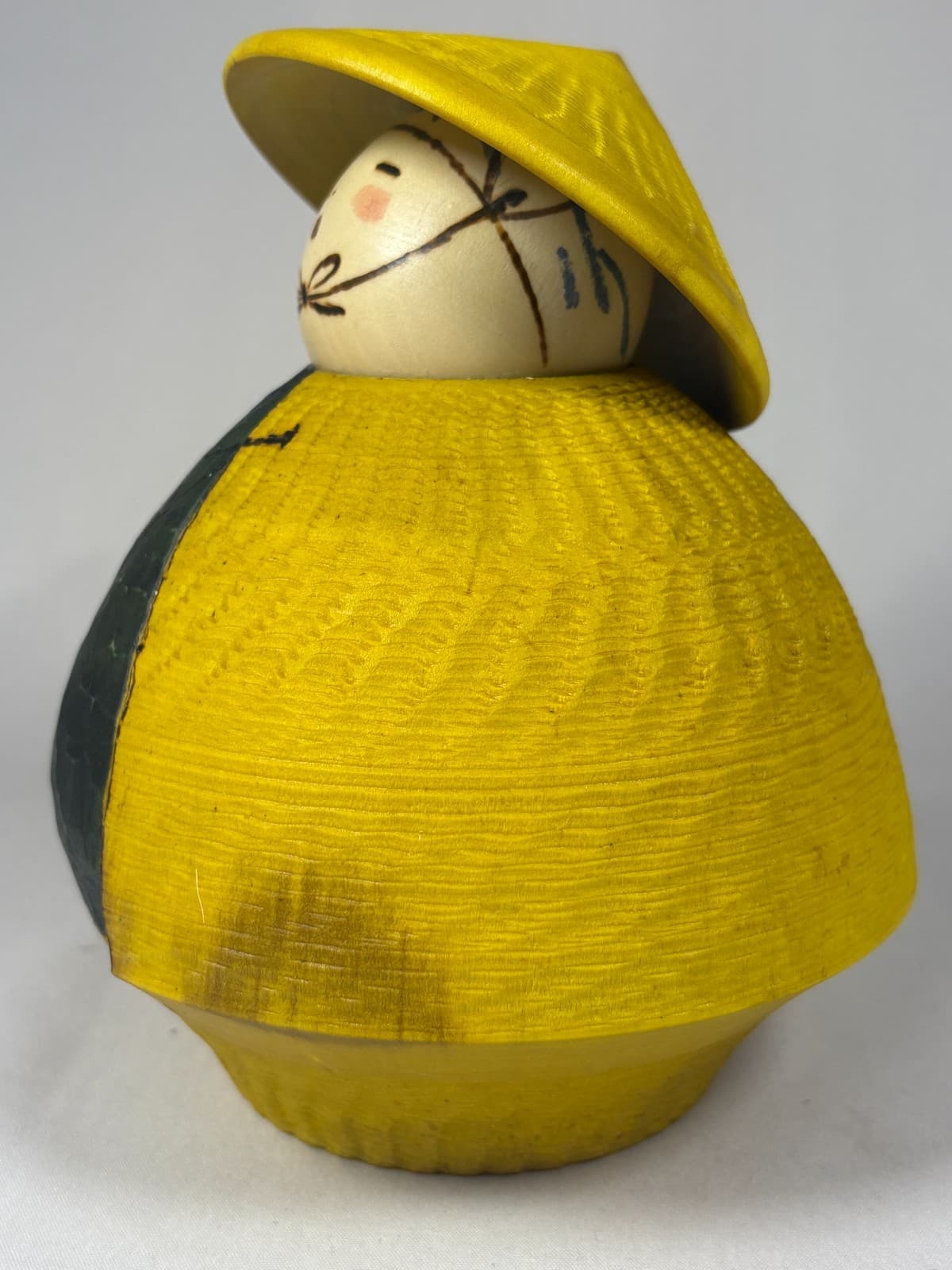 Japanese Creative Kokeshi Doll Ikusan-ga by Sansaku Sekiguchi 16cm 6.3in k88 6