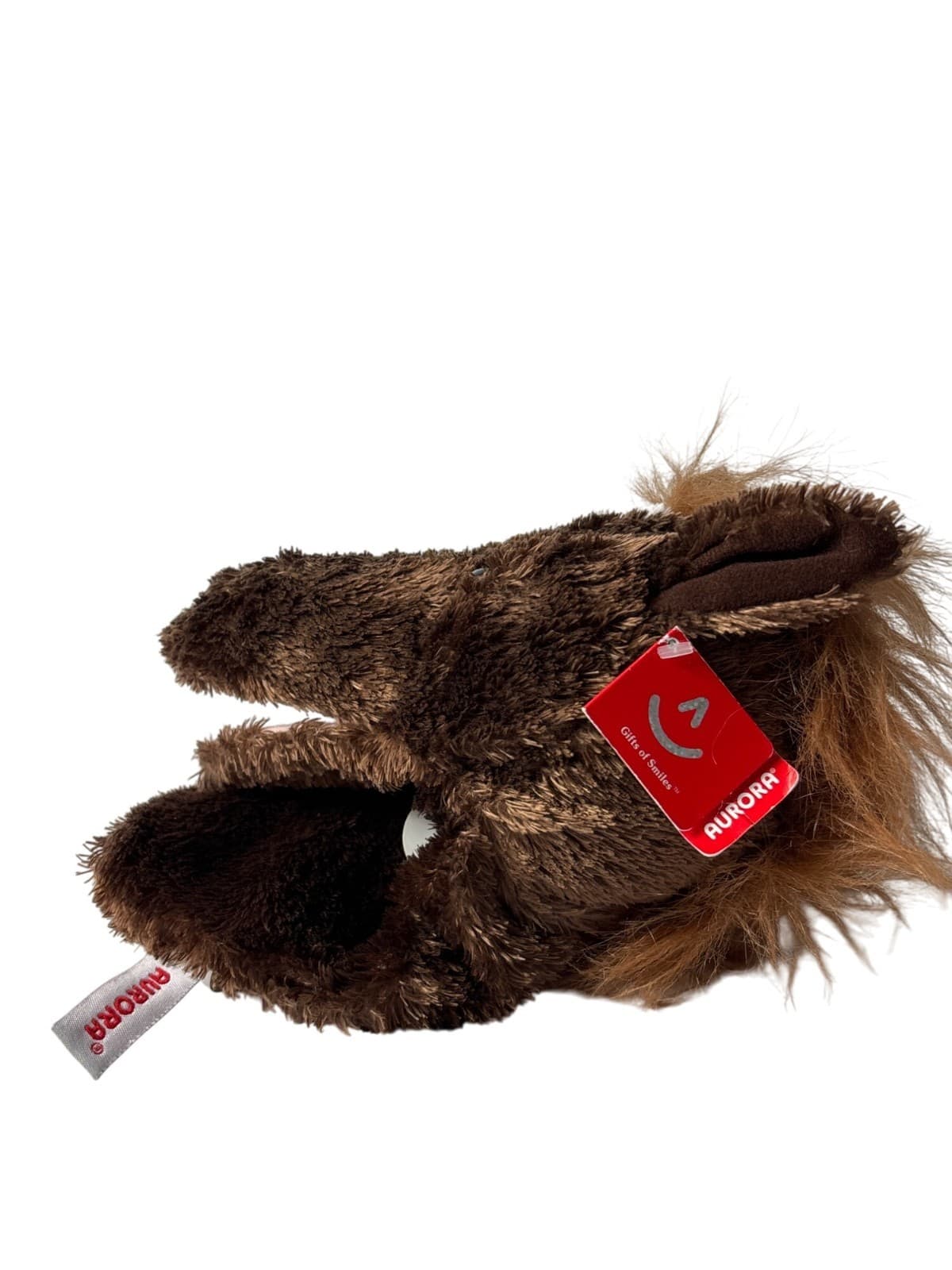 Aurora Brown White Horse Hand Puppet 10 inches 4