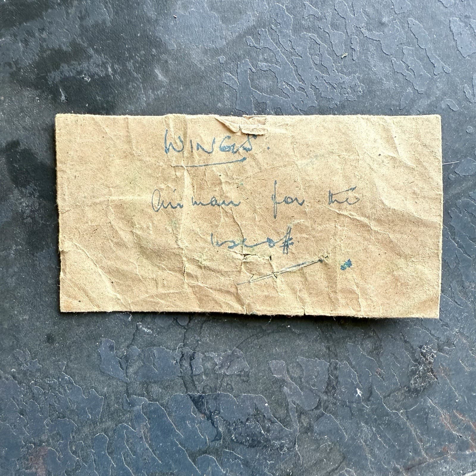 Original WWII British RAF Pilot Wings Envelope Wax Stamp 3