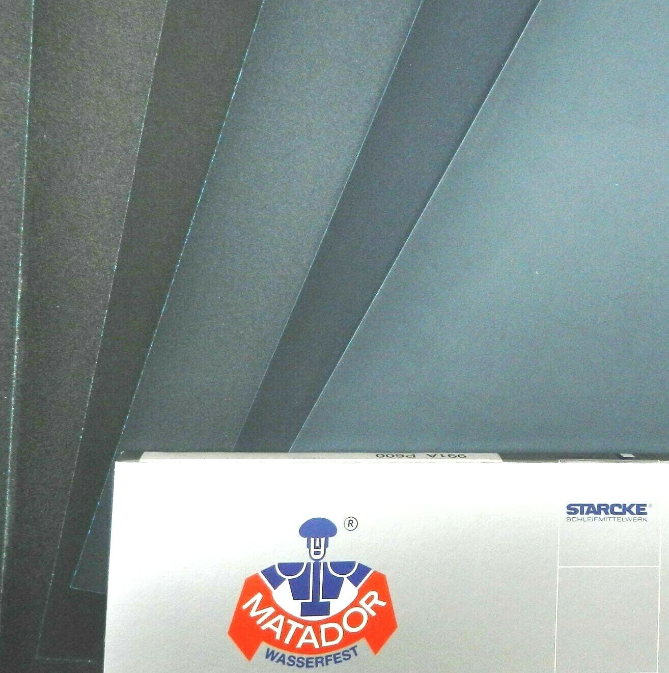 Matador Abrasive Wet or Dry Sandpaper 5 Sheets 150 Grit 9"x11" Silcon Carbide  3