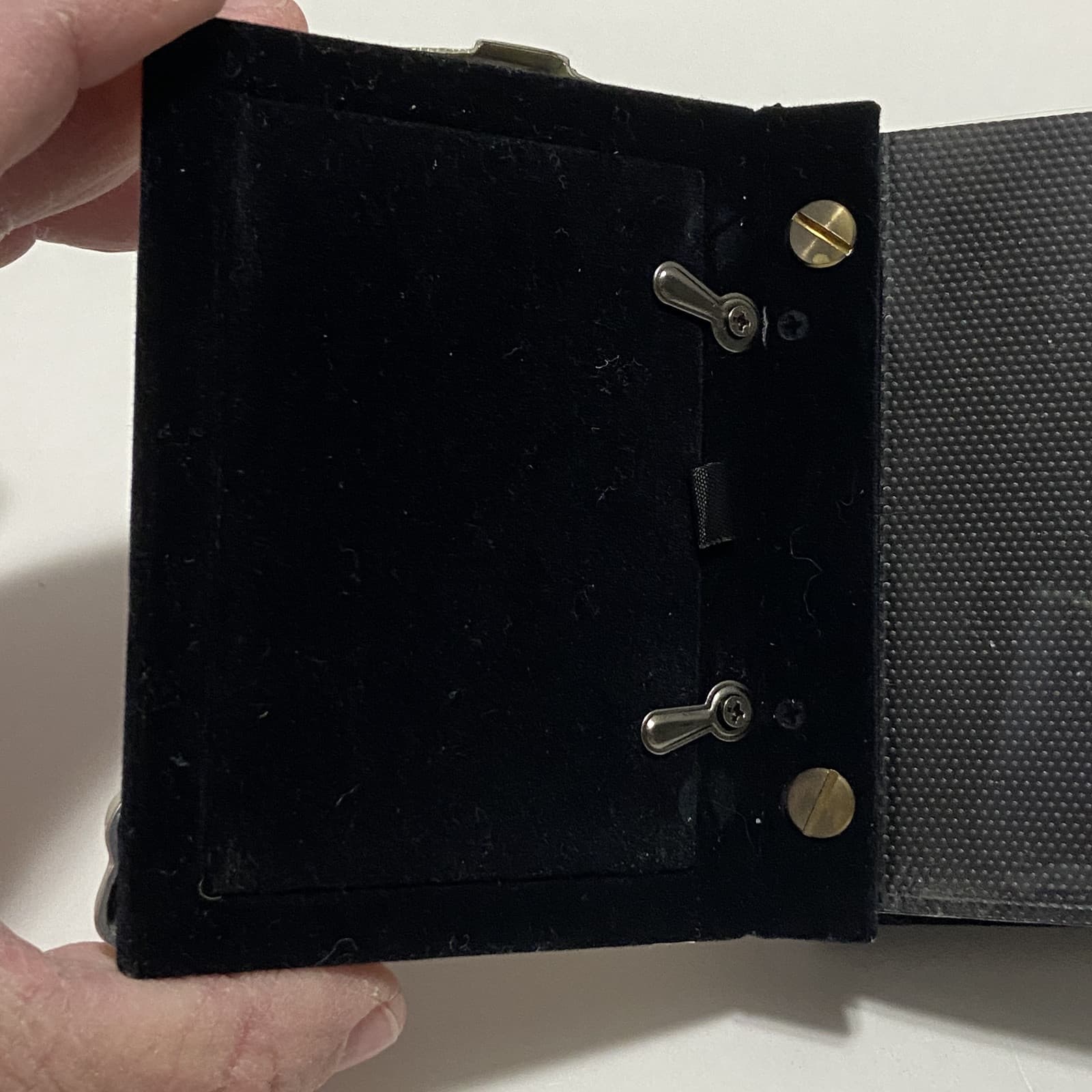 Godinger Baby Photo Album Bears Silver & Black Purse Size Holds 50 2x3 Pictures 5