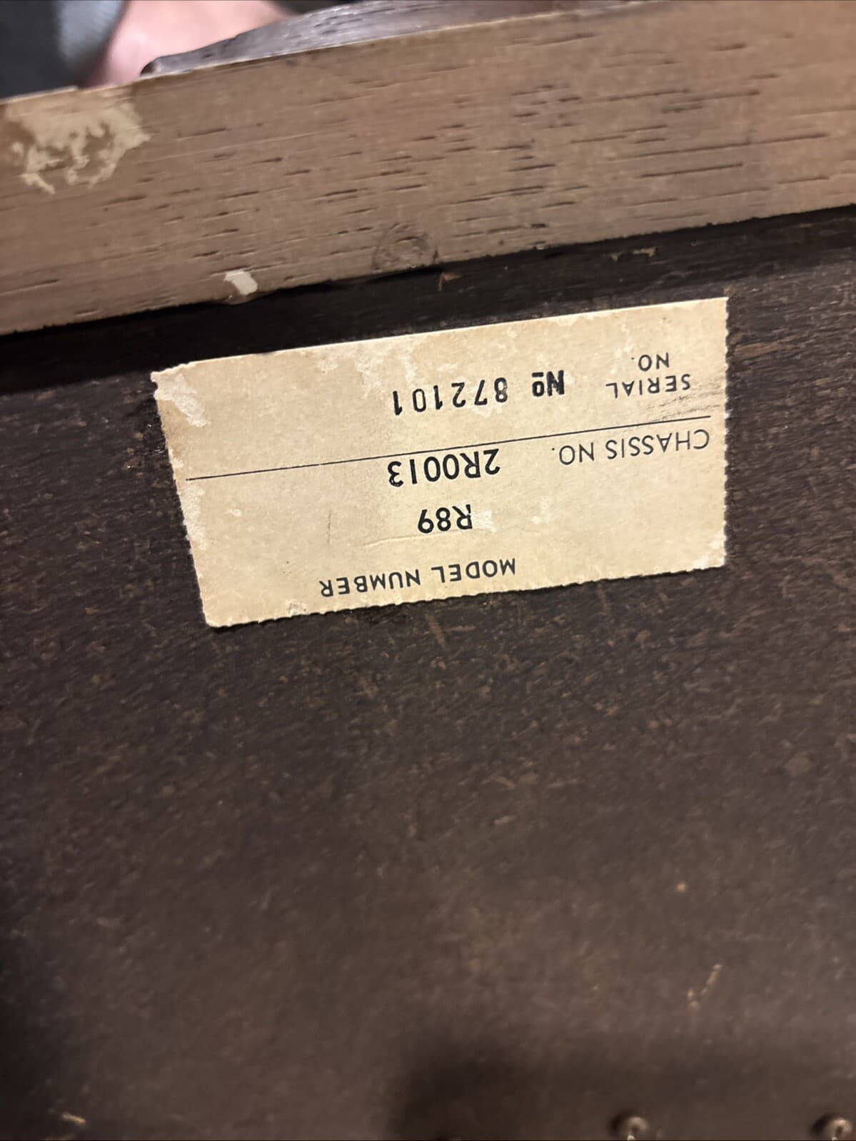 Philco Ford Cathedral Radio Special Edition Model # R89 (Working) Missing Knob 2