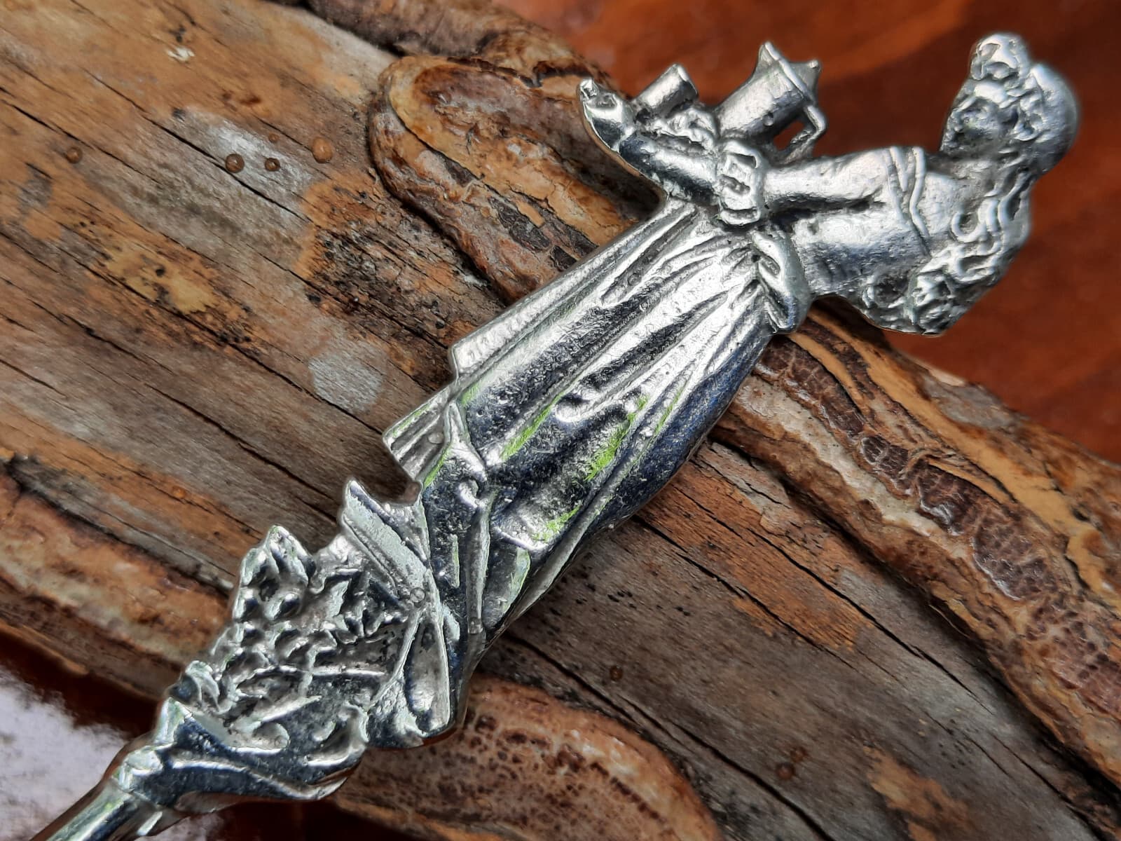 Sterling Silver Gorham Nuremberg Waitress w Tray 5" Coffee Spoon 6