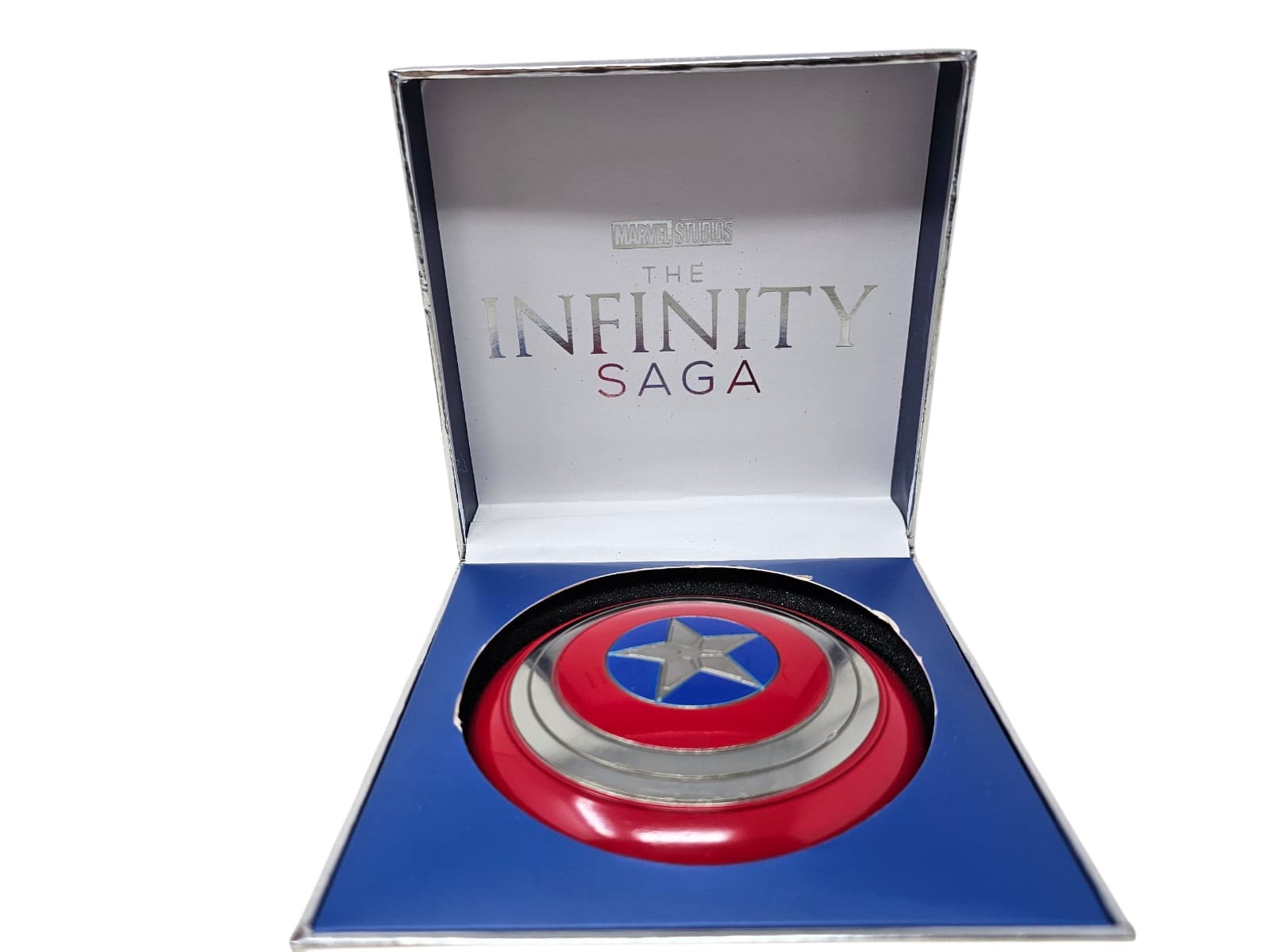 Marvel Studios Captain America 4-Inch giant steel pin magnetic back Shield NIB 4