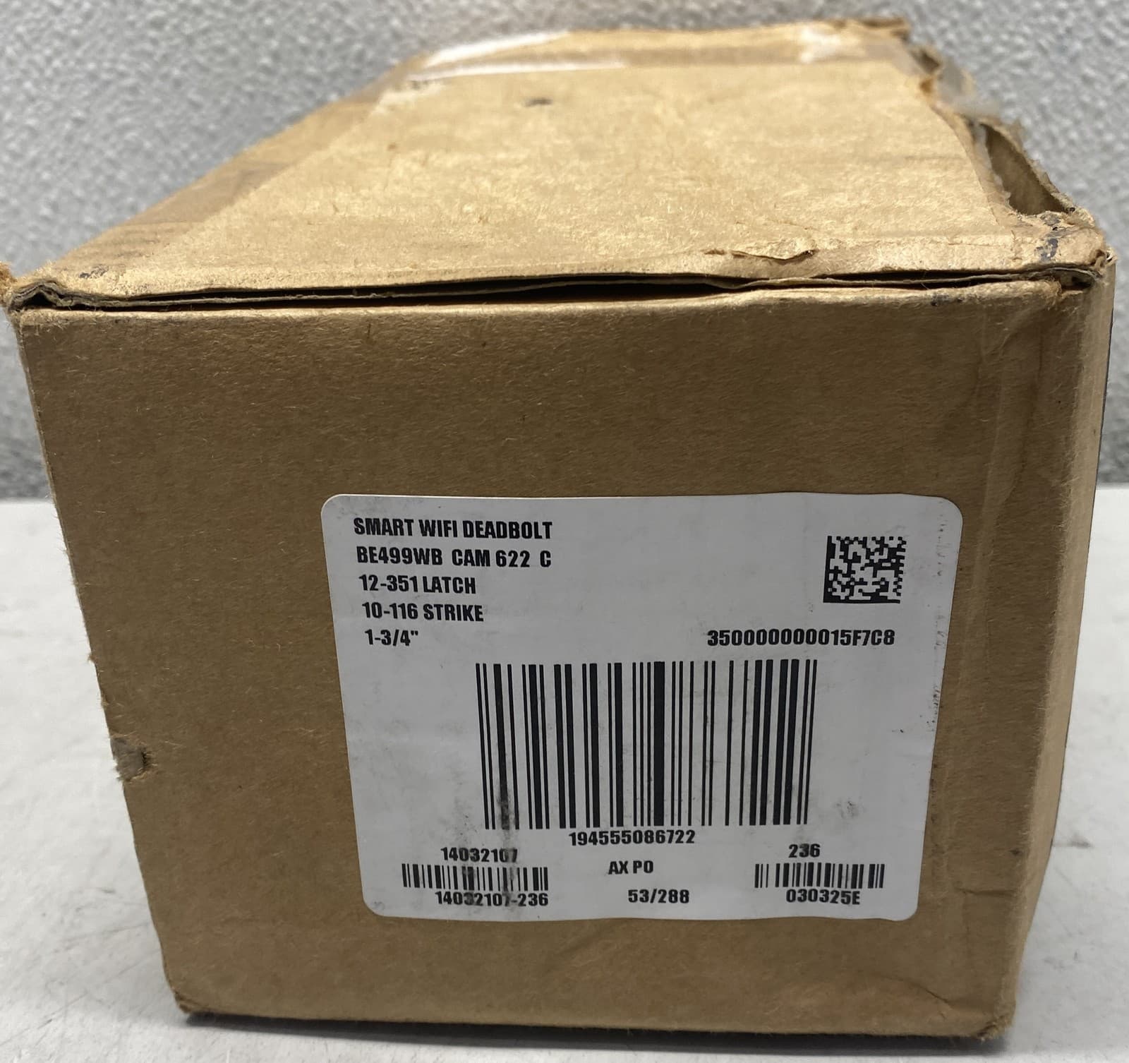 Schlage Encode Plus WiFi Deadbolt Smart Lock BE499WB CAM 622 3