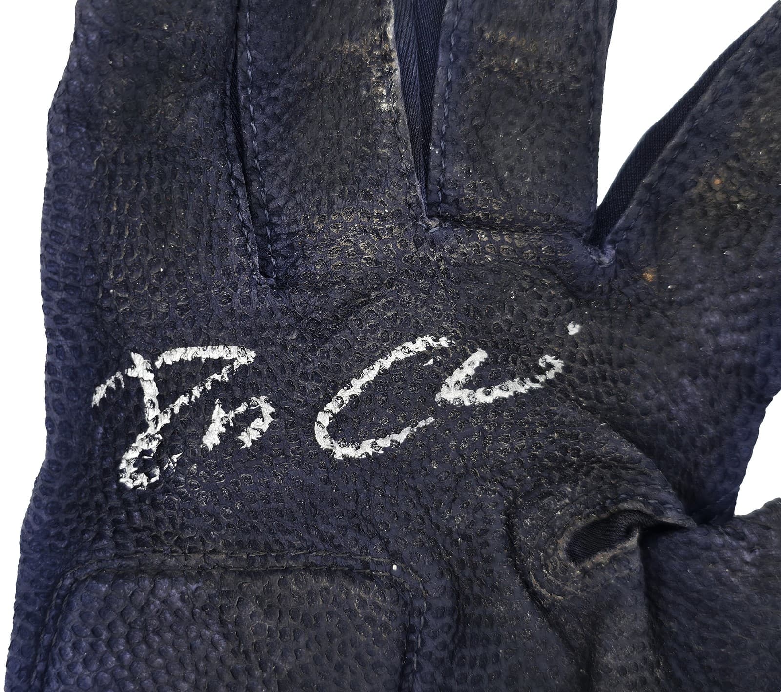 Robinson Cano Auto Pair of Game Used White Blue Nike Batting Gloves Yankees PSA 2