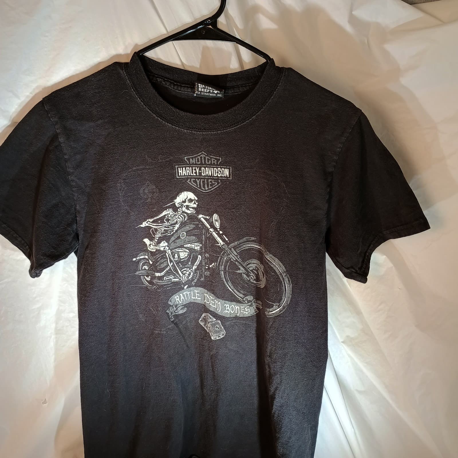 Harley-Davidson T-shirt Youth XL Black Widow Harley-Davidson Port Charlotte Fl 3