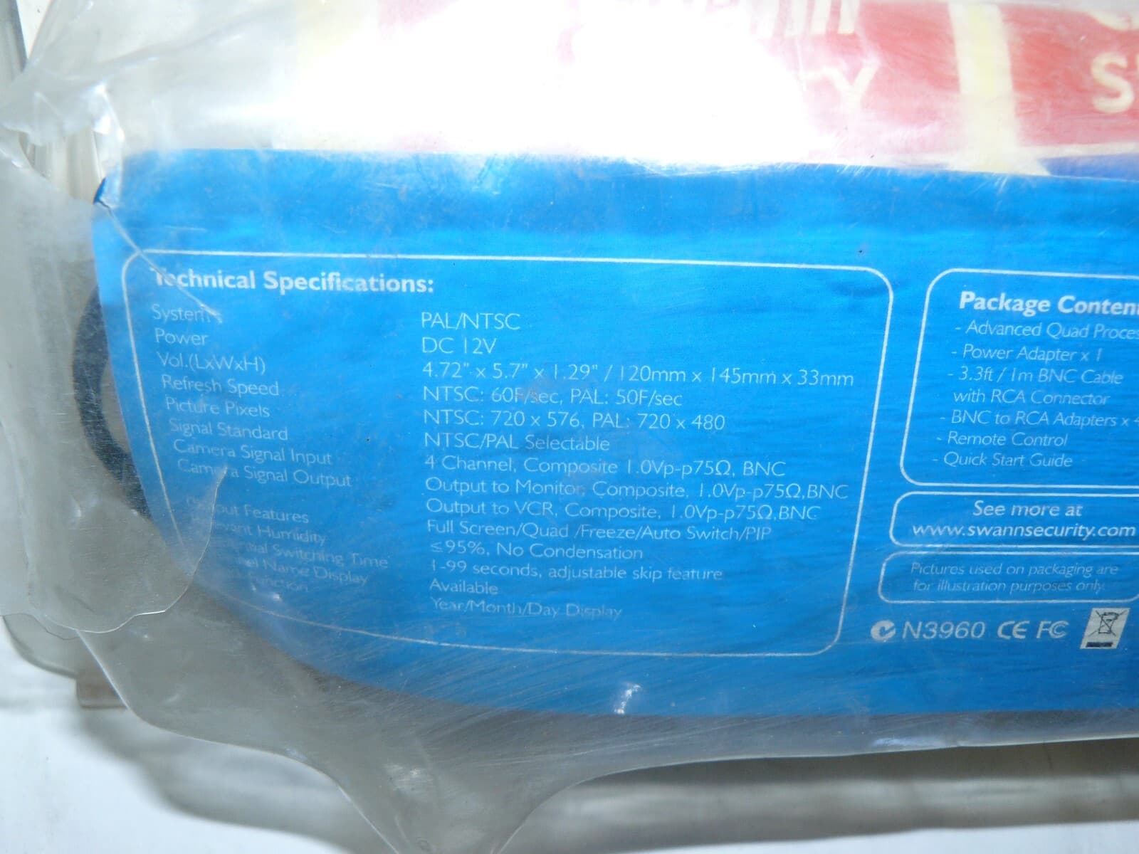 Swann SW247-QP4 Advanced Quad Processor Security Quad Processor 4-Camera Color 5