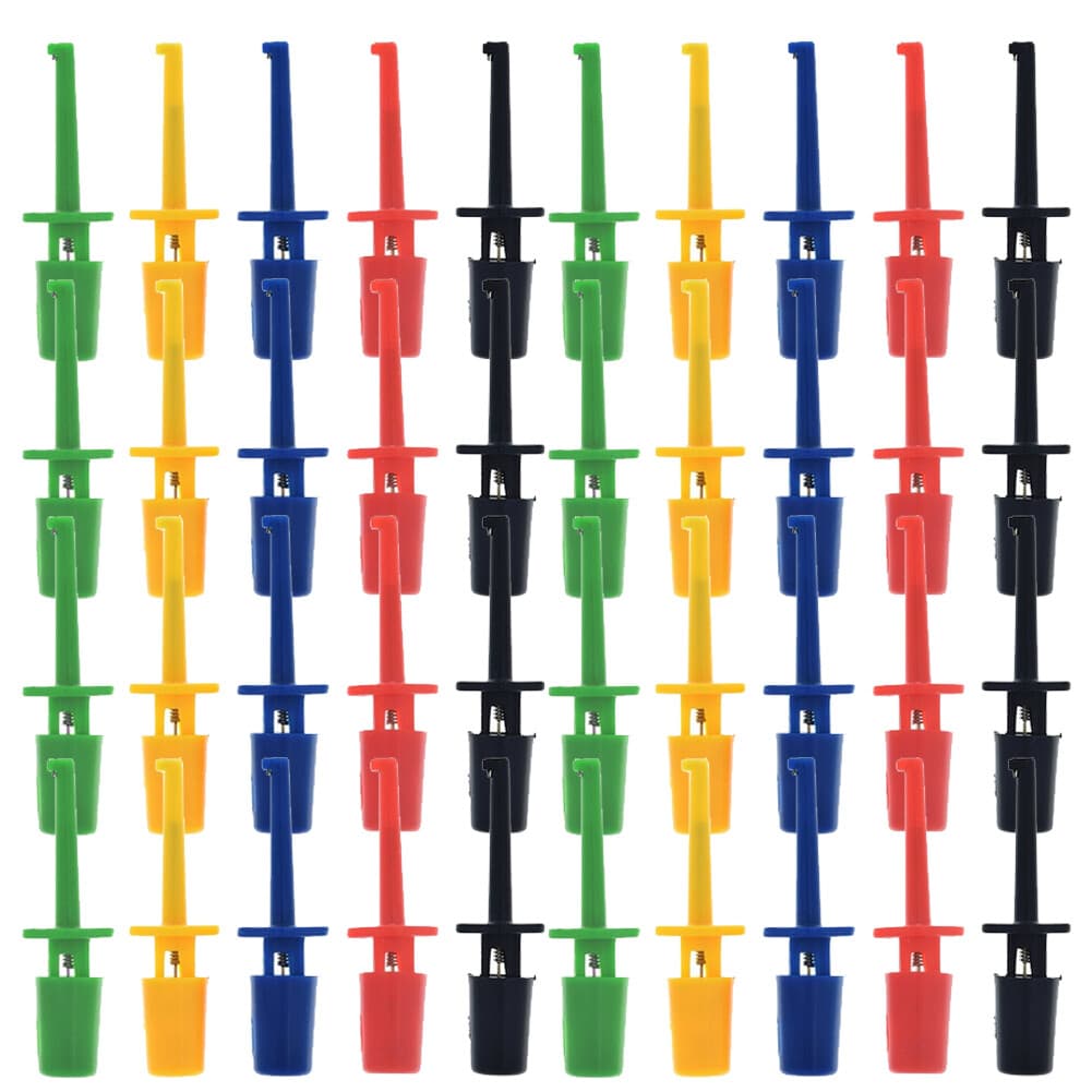 LOT Test Probe Lead Wire Kit Hook Clip Mini Grabber for Multimeter Electrical US 2