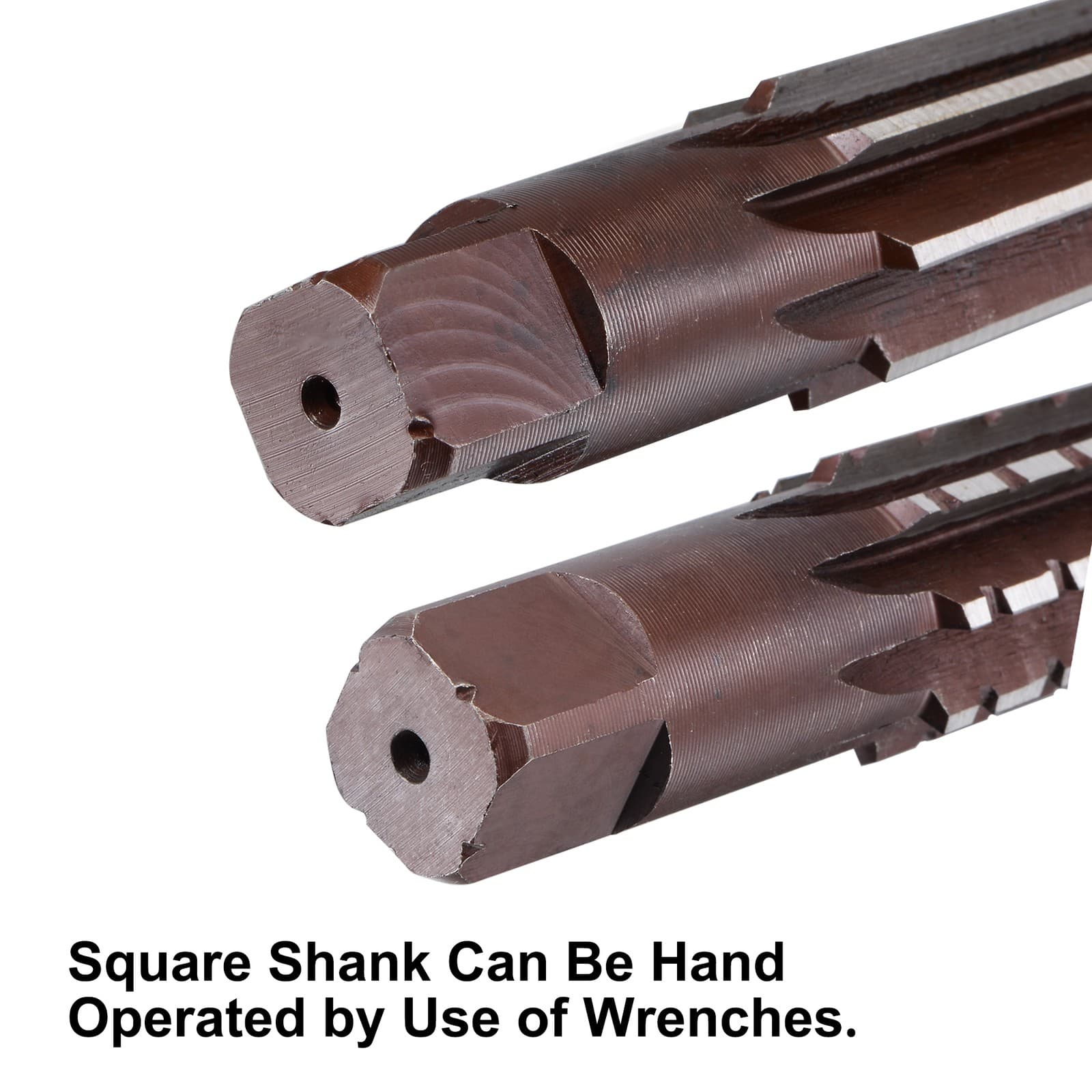 2pcs MT3 Morse Taper Reamer Coarse H8 Alloy Tool Steel 8 Flutes 4