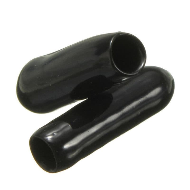 100pcs 3mm Black Rubber Aerial Antenna Caps RC Accessories End Plug Tube Cover 4