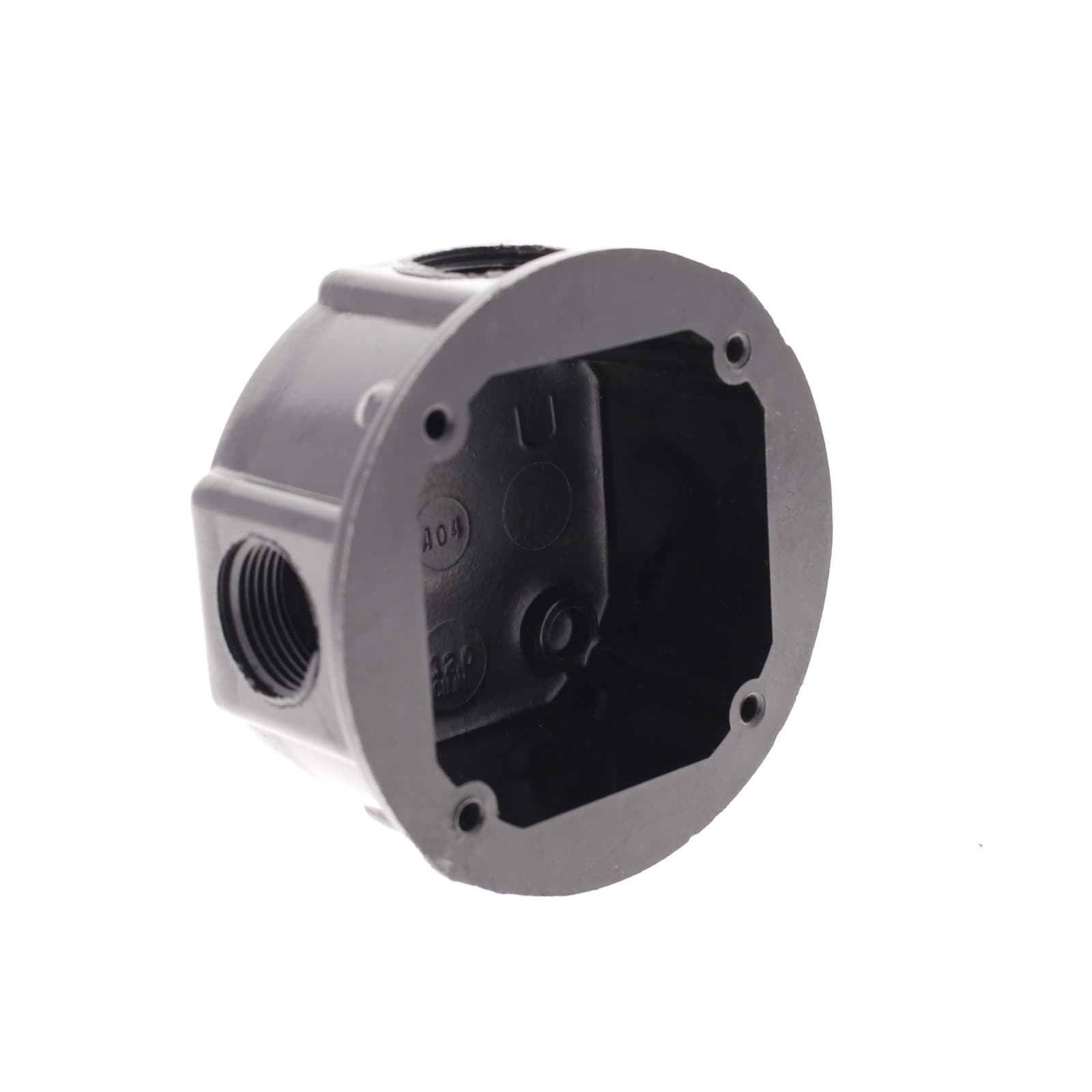 10 Hubbell Marine 4" Round Black Non-metallic Dockside Junction Boxes HBL6081 2