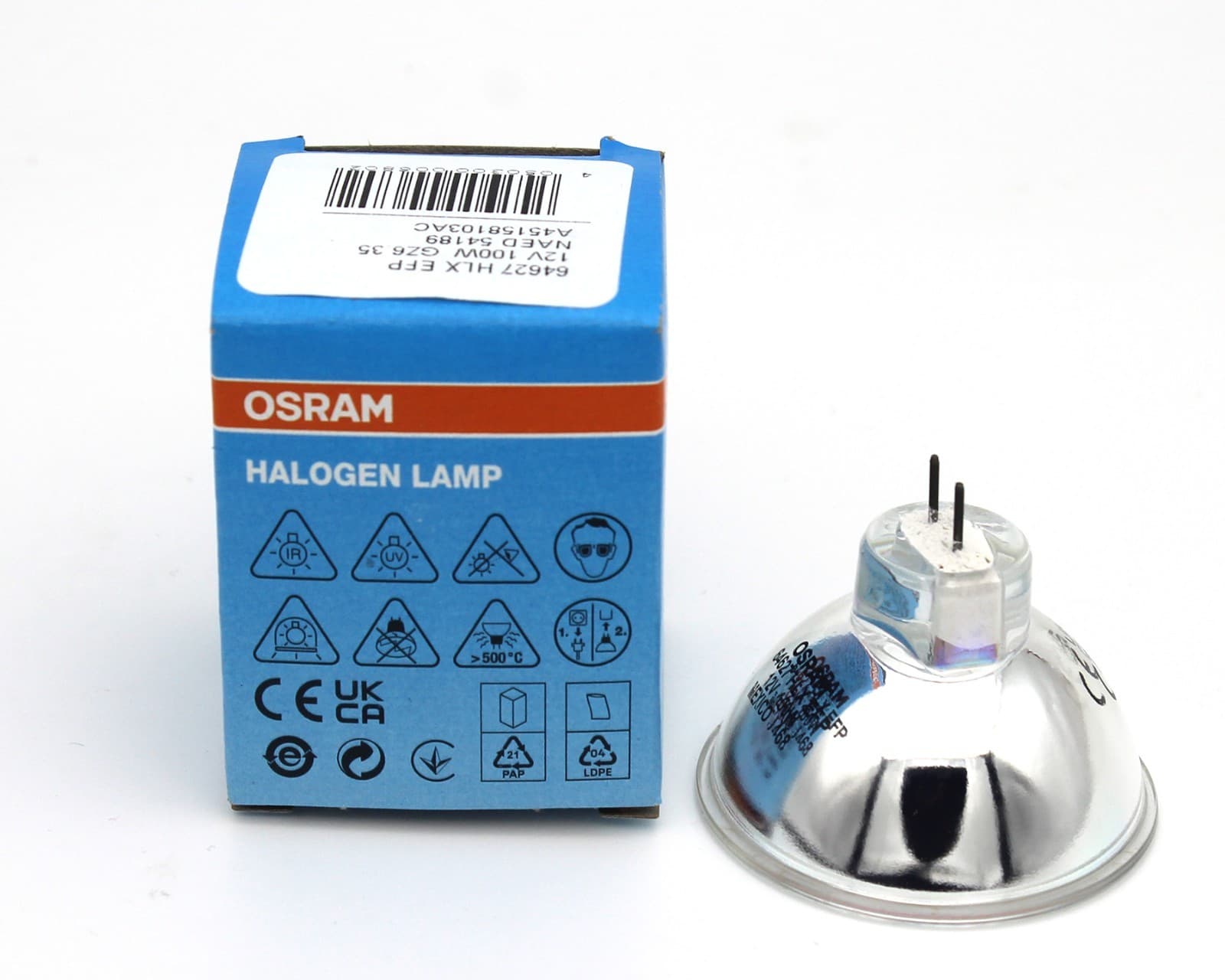 OSRAM HLX 64627 EFP 12V 100W GZ6.35 Xenophot optic light lamps for microscope 3