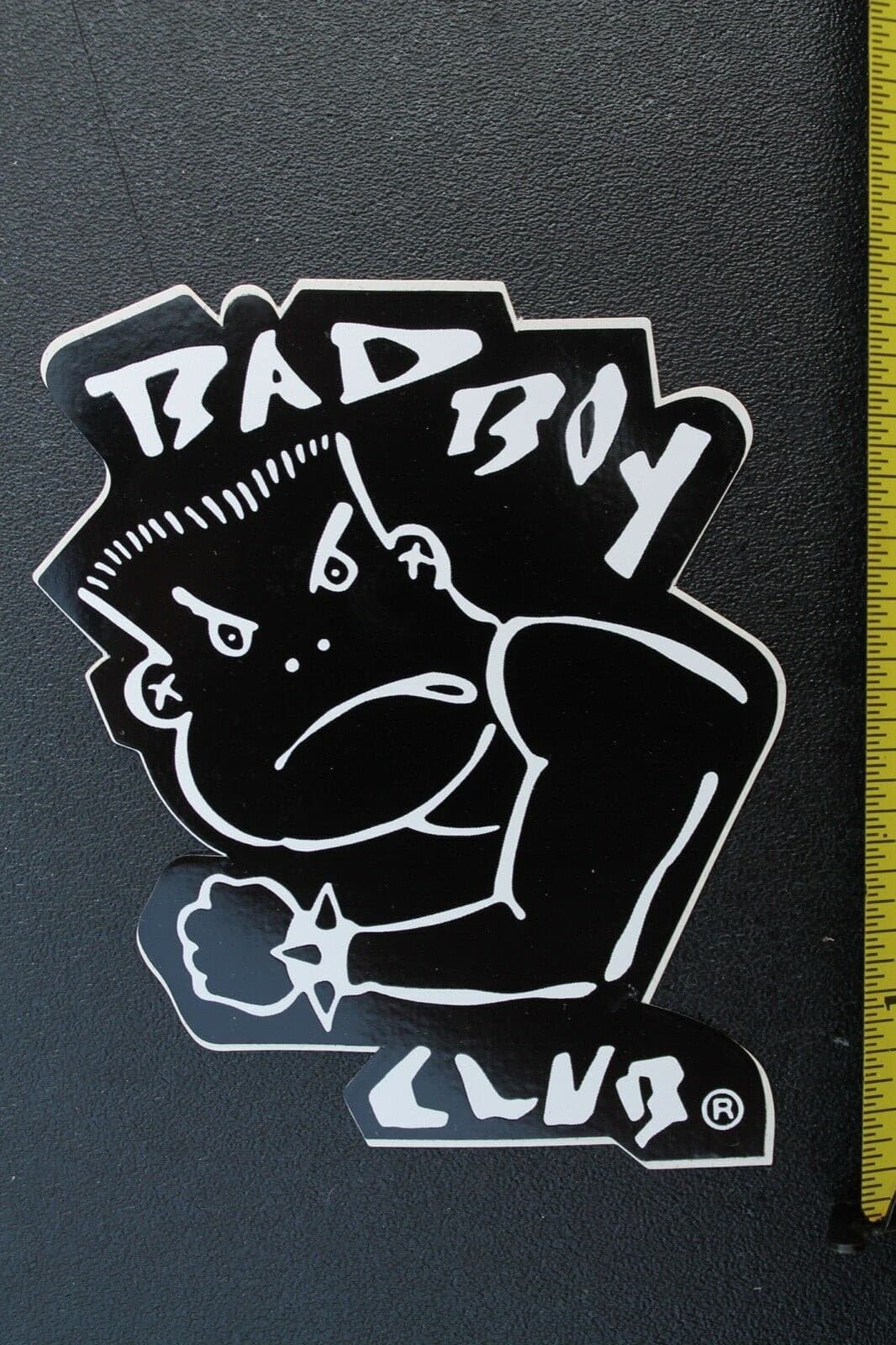 Bad Boy Club BBC Punk Rock Black White 80's Skateboards Vintage Surfing STICKER 5