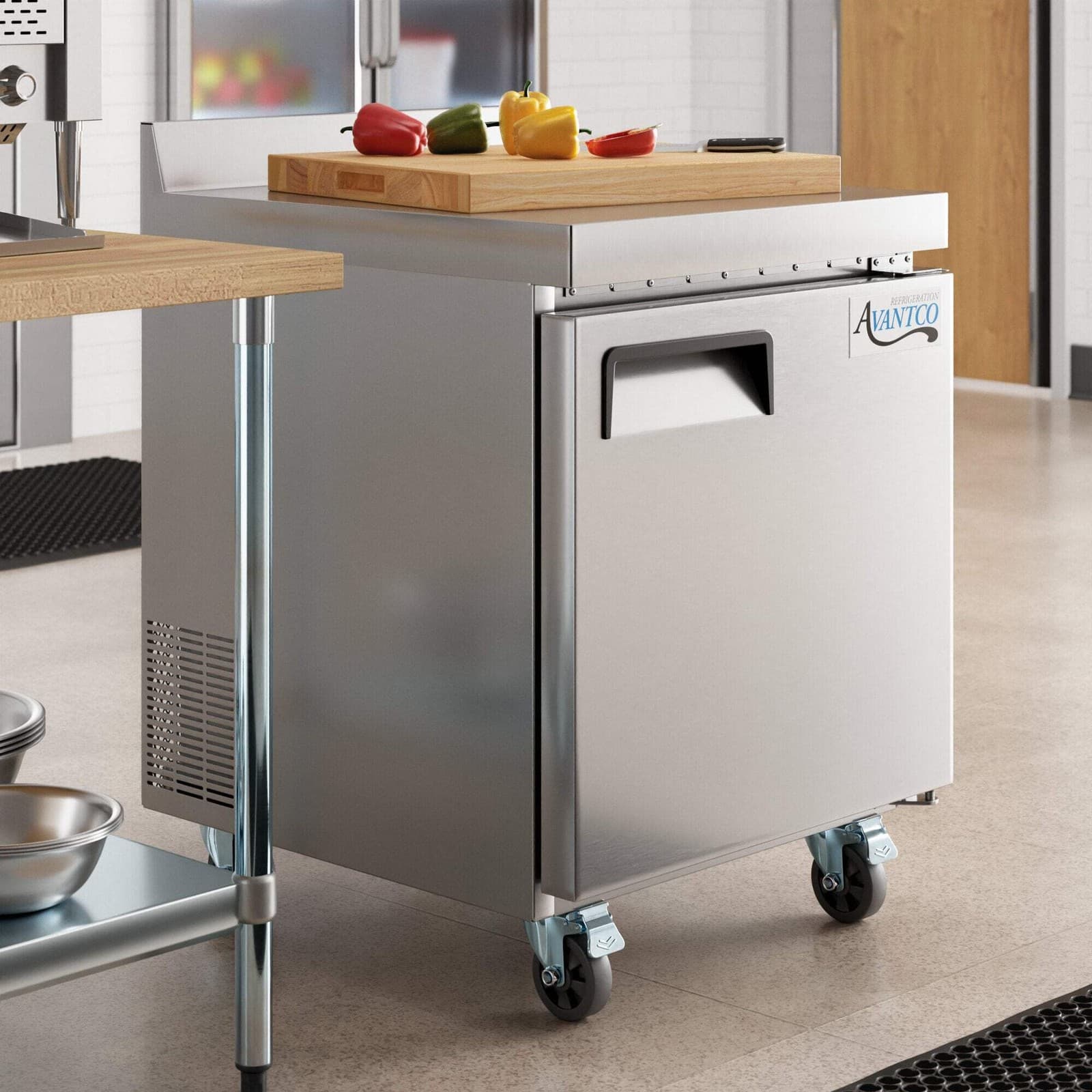 27" Worktop Refrigerator with 3 1/2" Backsplash 6