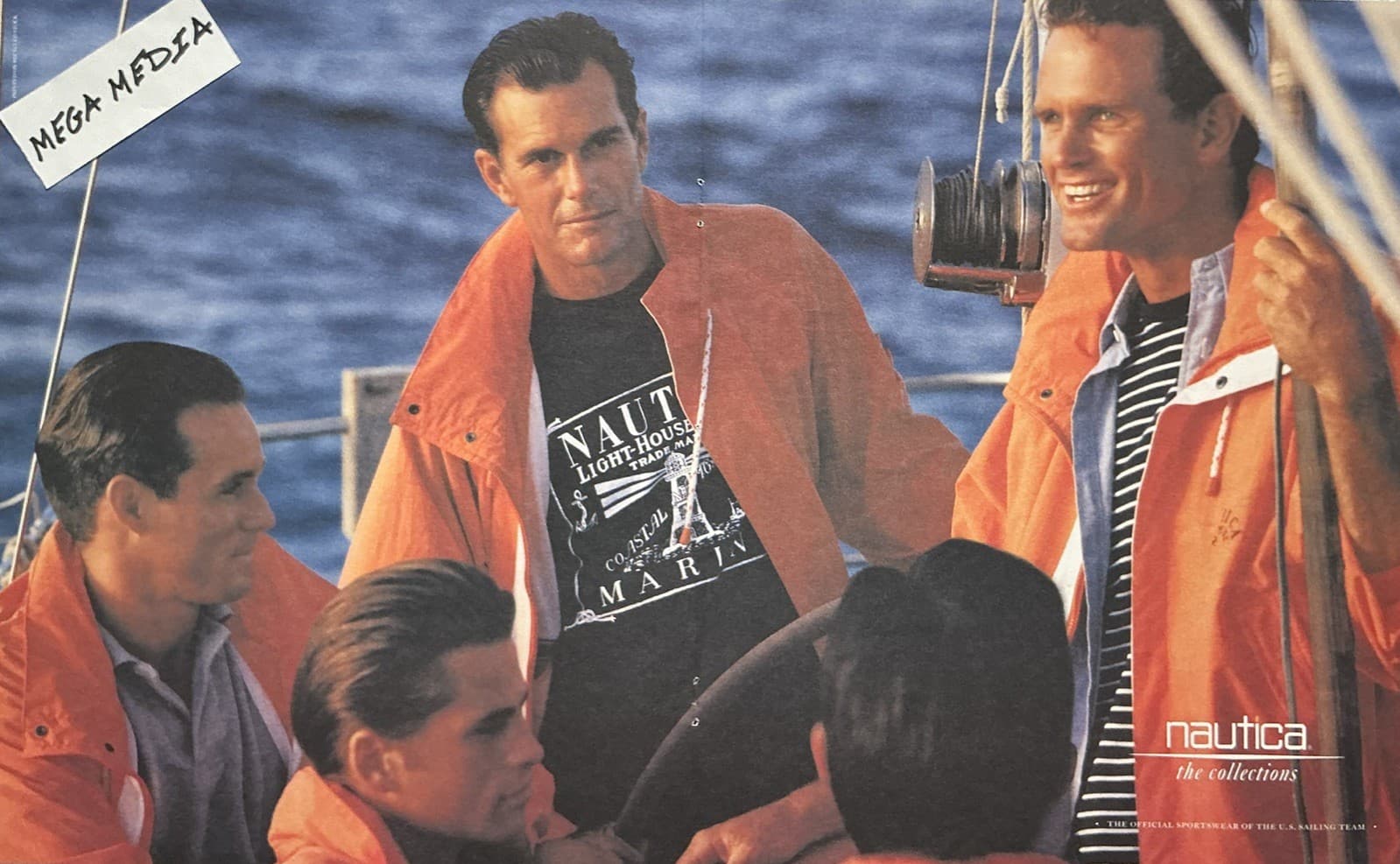 1993 Nautica Men’s Spring Collection U.S.Sailing Team 4-Page Print Advertisement 2