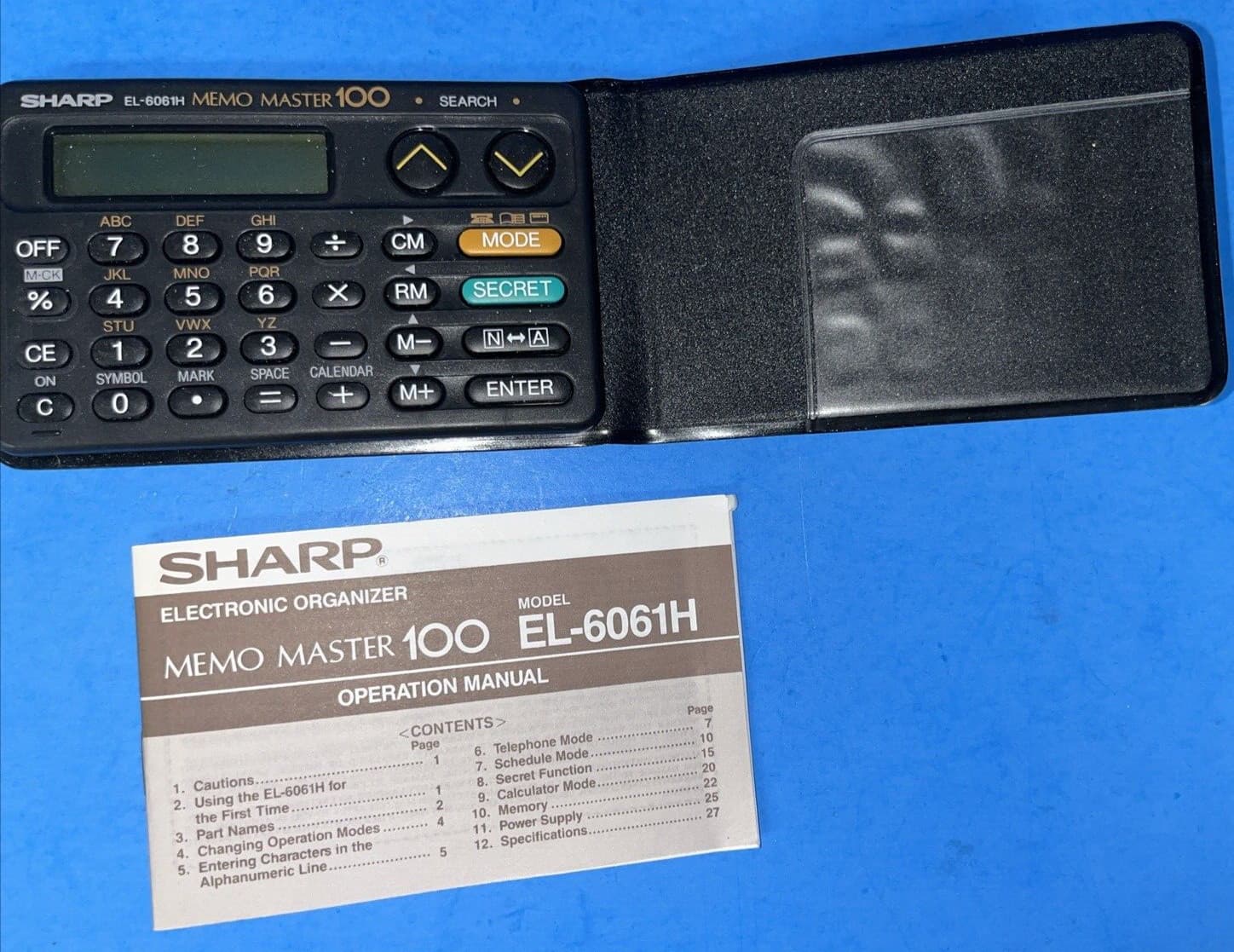 vintage calculator lot of 5 Canon LS-81Z, Sharp  & Texas Instruments 4