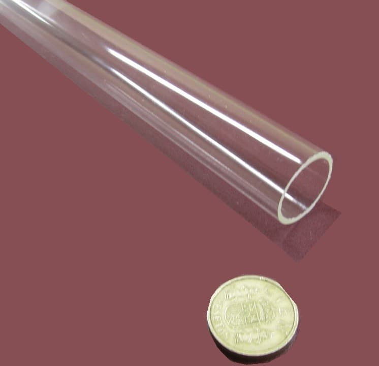 Acrylic Tube Clear Extruded  1.00" OD x .875" ID x .062" Wall x 72 Long, 2 Units 6