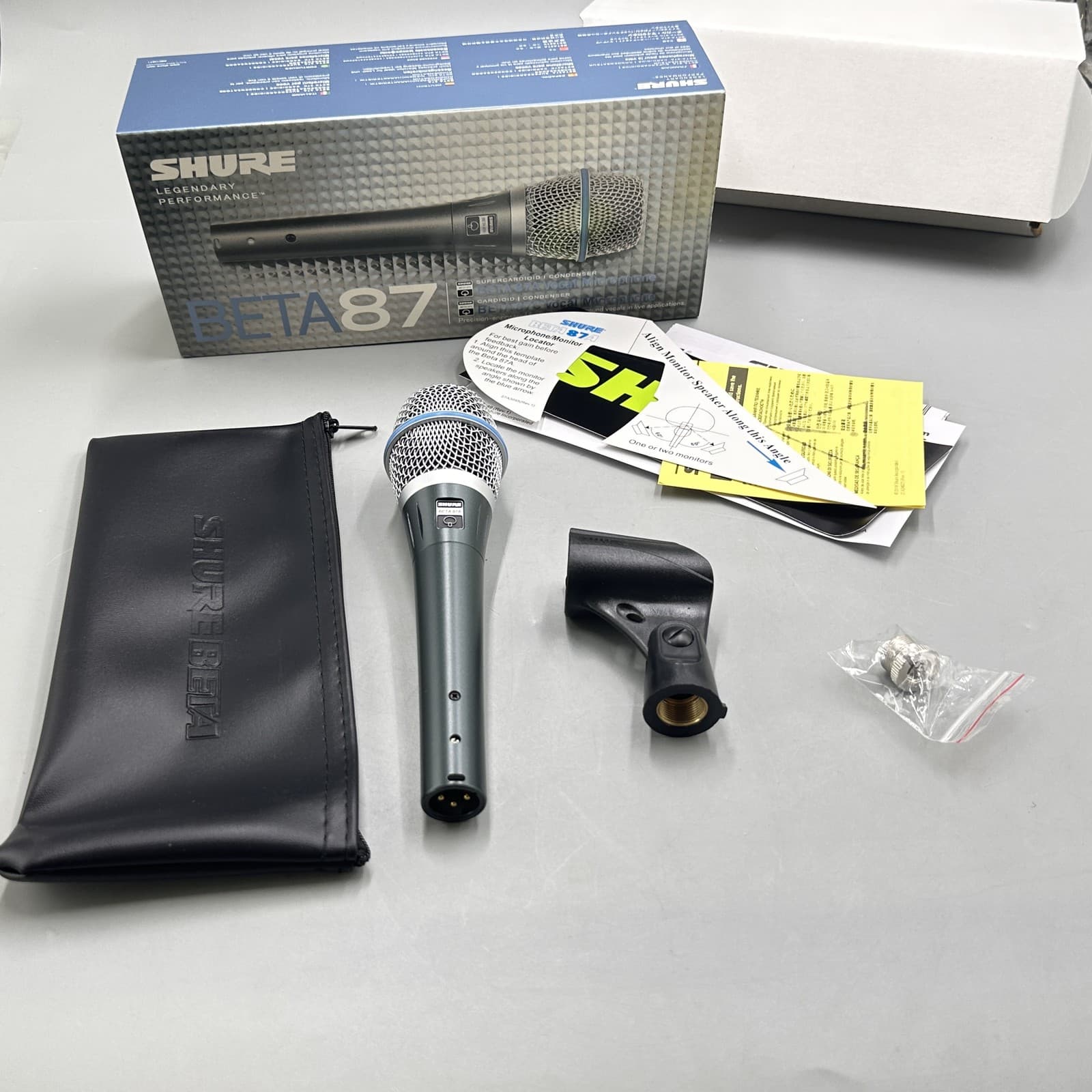 New BETA 87A High Quality Shure  Supercardioid Condenser Vocal Microphone US 2