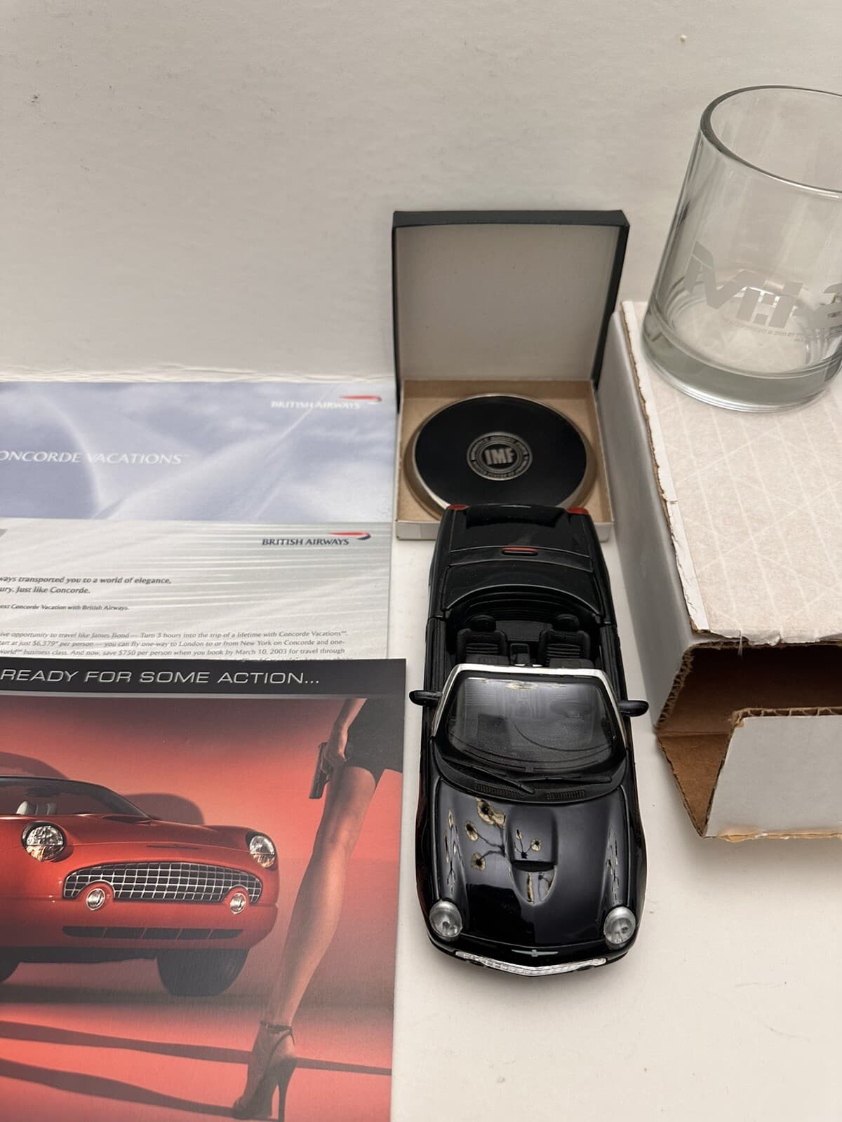 2000 Paramount Pictures Mission Impossible 2 Coffee Mug, Coaster, Car Etc. M:i-2