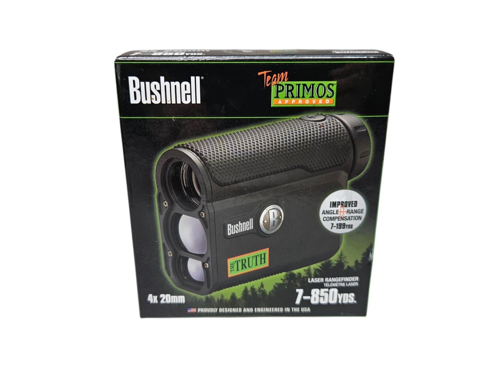 Bushnell The Truth ARC 4x20mm Laser Rangefinder 7-850 Yds Bowhunting Team Primos